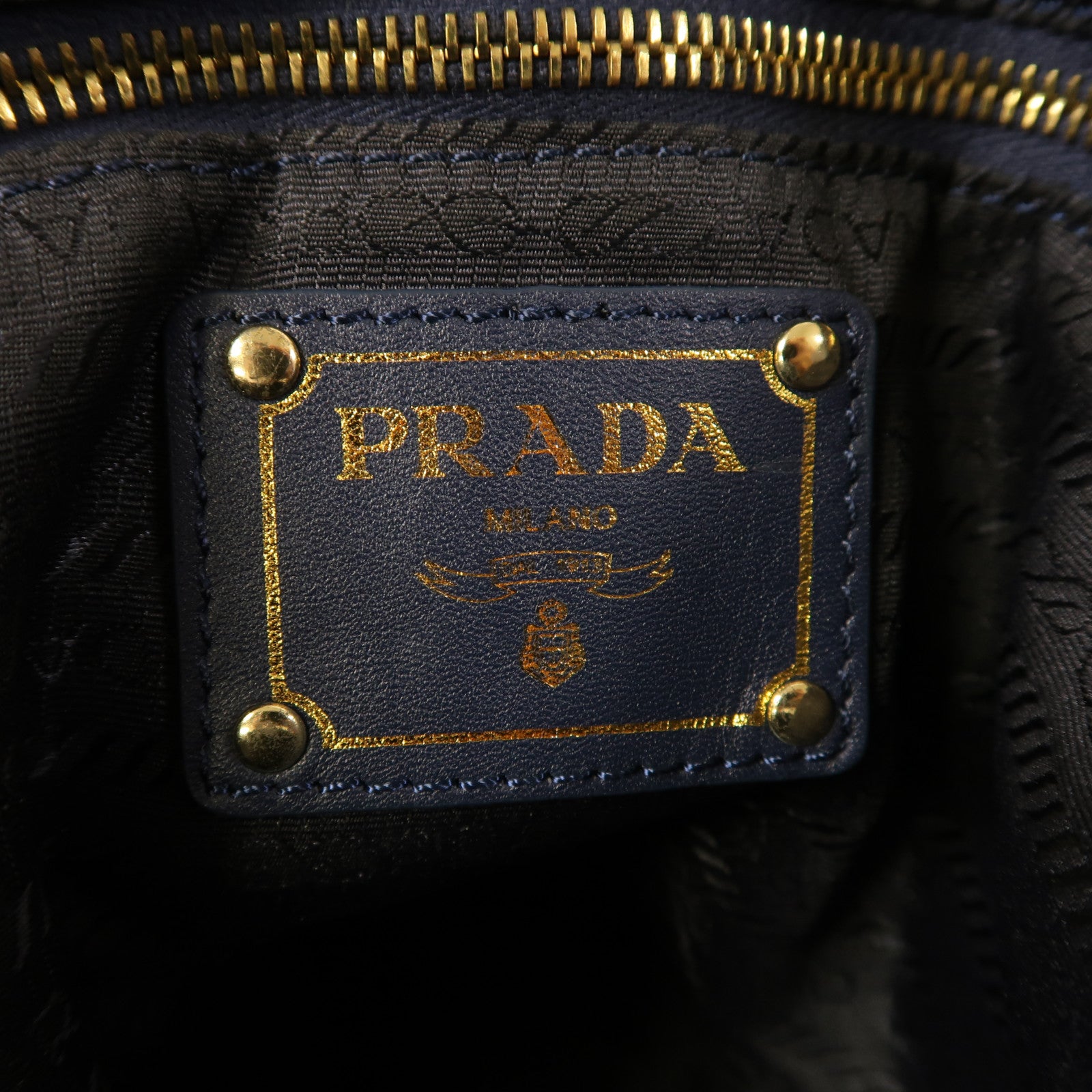 PRADA 尼龍2 Way Shoulder金扣手挽肩背兩用袋