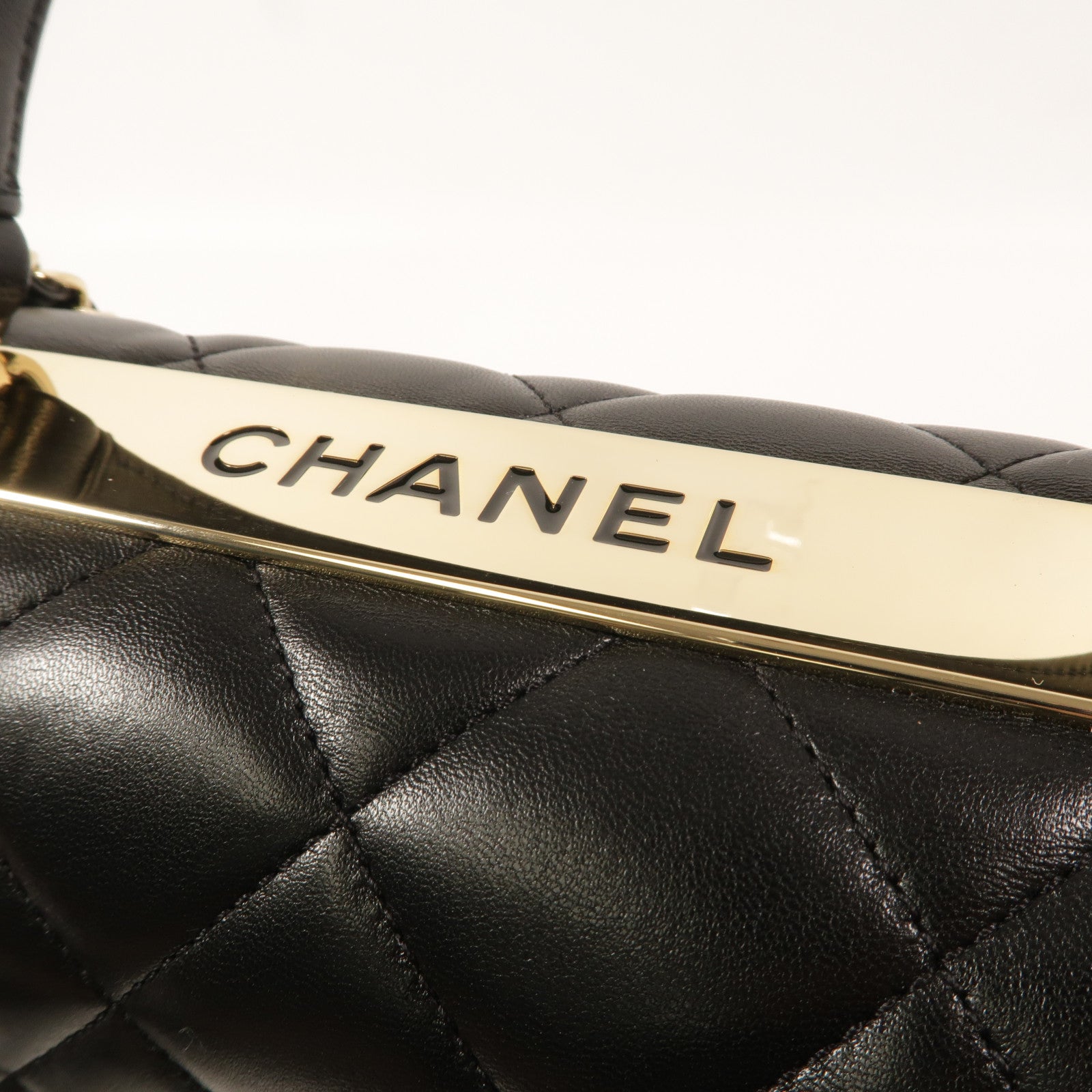 CHANEL 羊皮皮革Trendy CC Top Handle手挽肩背兩用袋