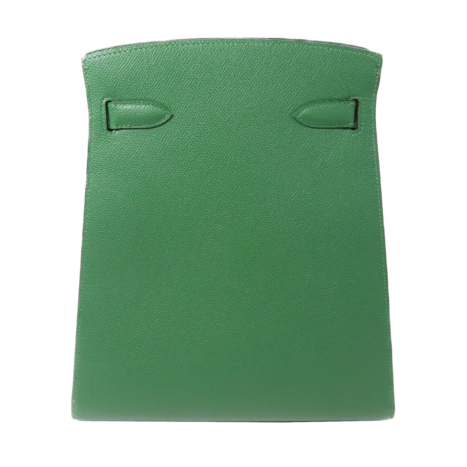 HERMES 【激減優惠】Epsom皮革Kelly Sports金扣肩背袋綠色