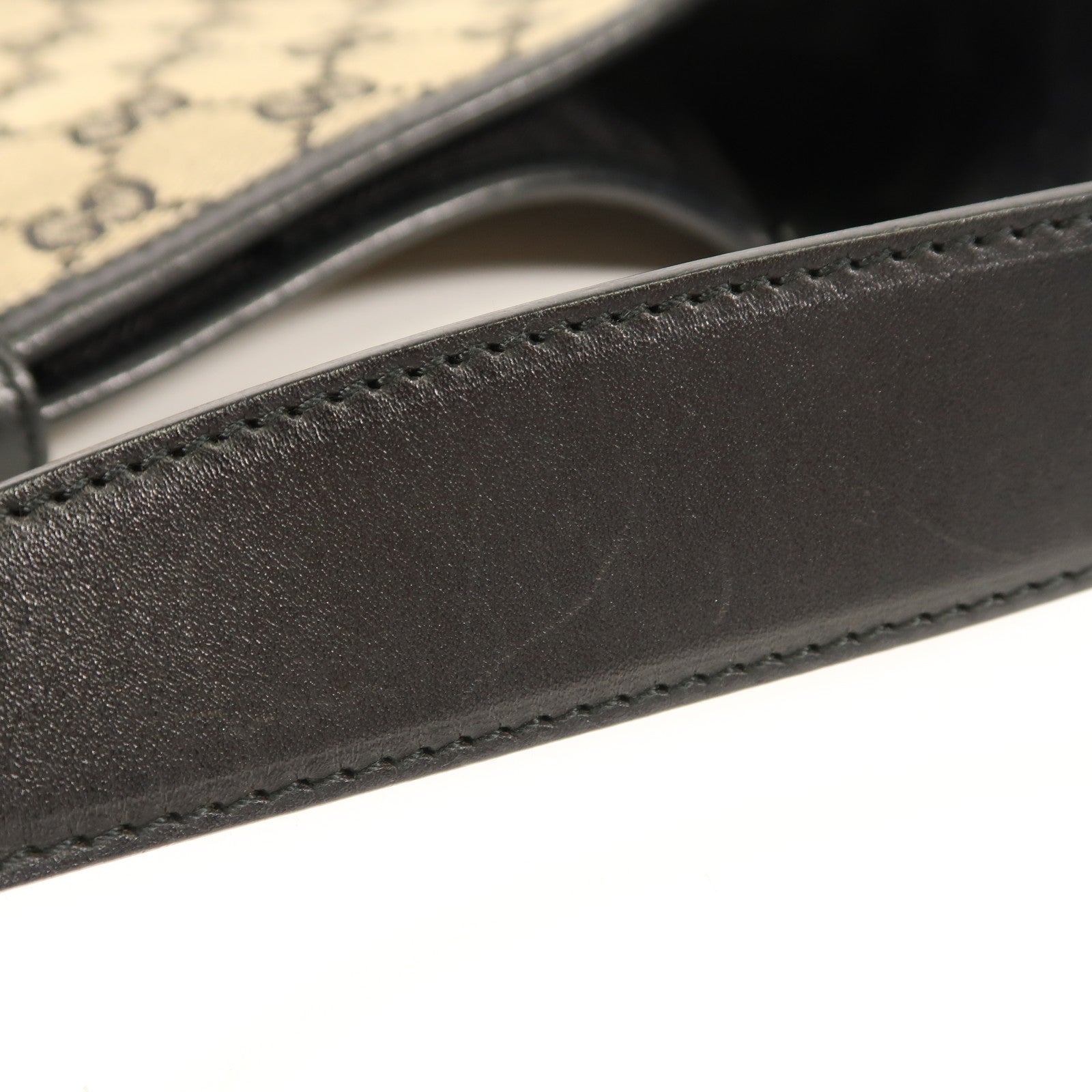 GUCCI 帆布Shoulder Bag金扣肩背袋