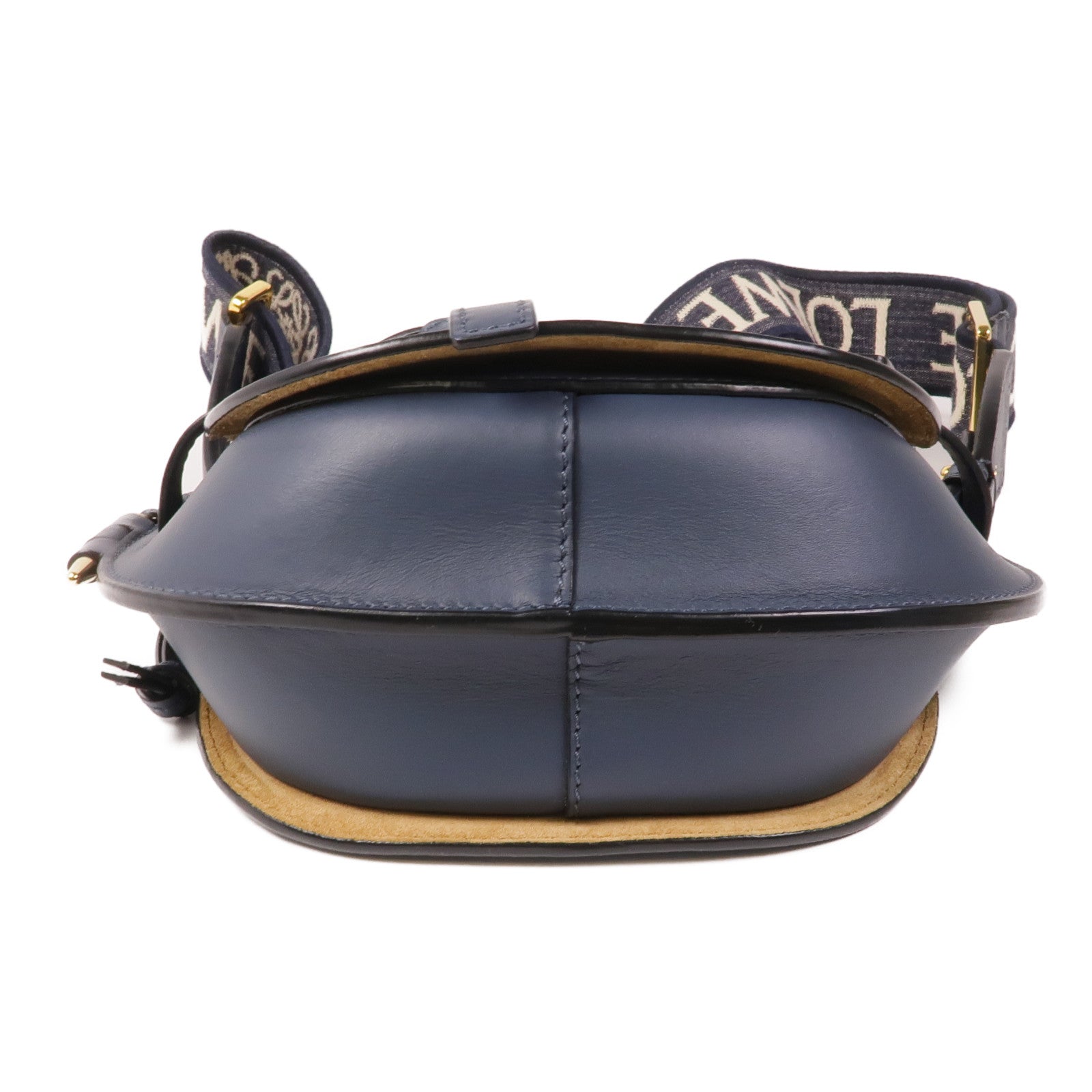 LOEWE 牛皮皮革Mini Gate金扣肩背袋