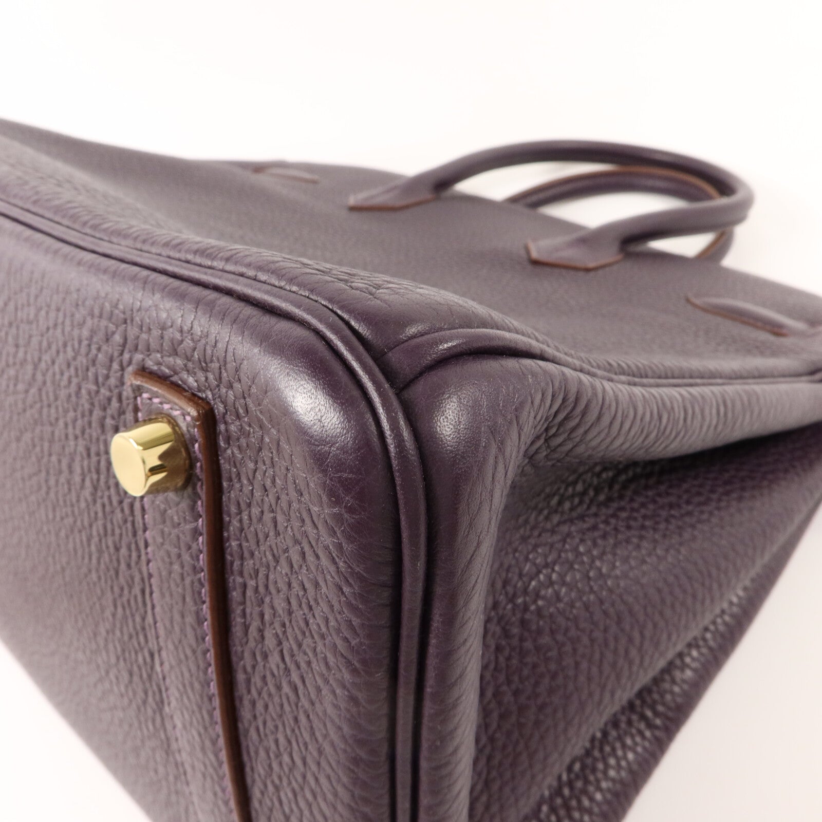 HERMES Togo皮革Birkin 35手挽袋Raisin