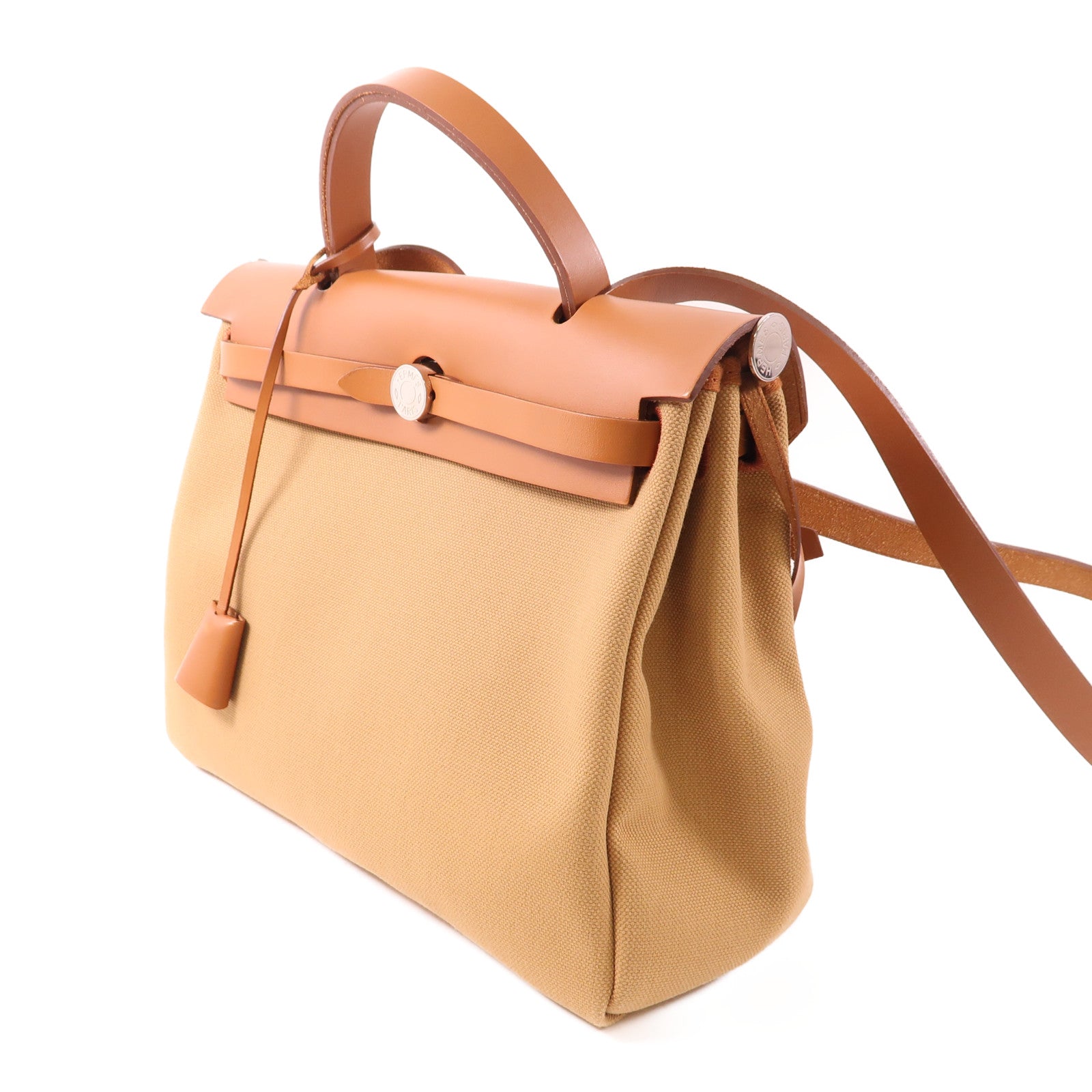 HERMES 帆布Herbag PM手挽肩背兩用袋Chai