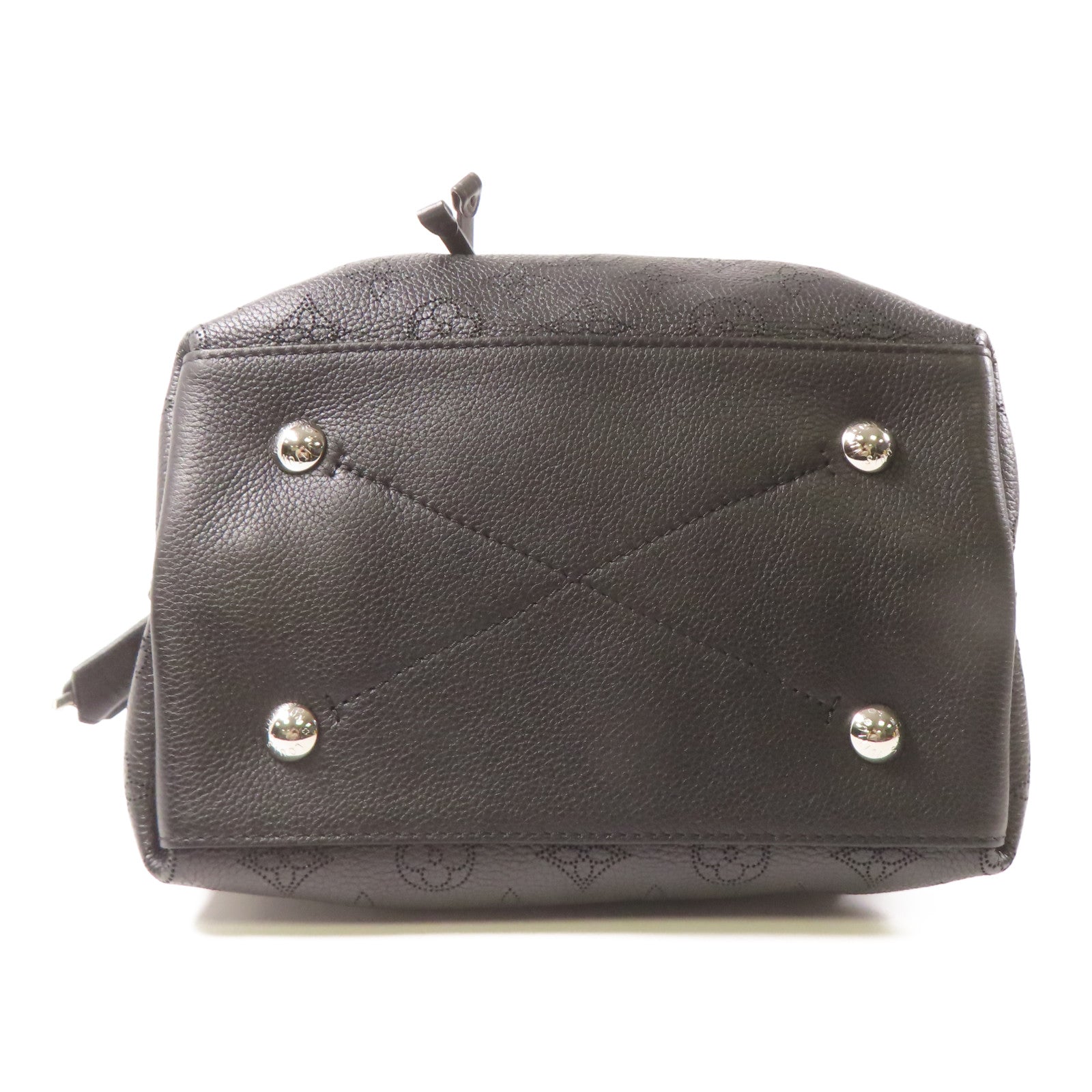 LOUIS VUITTON Mahina Muria銀扣手挽肩背兩用袋黑色