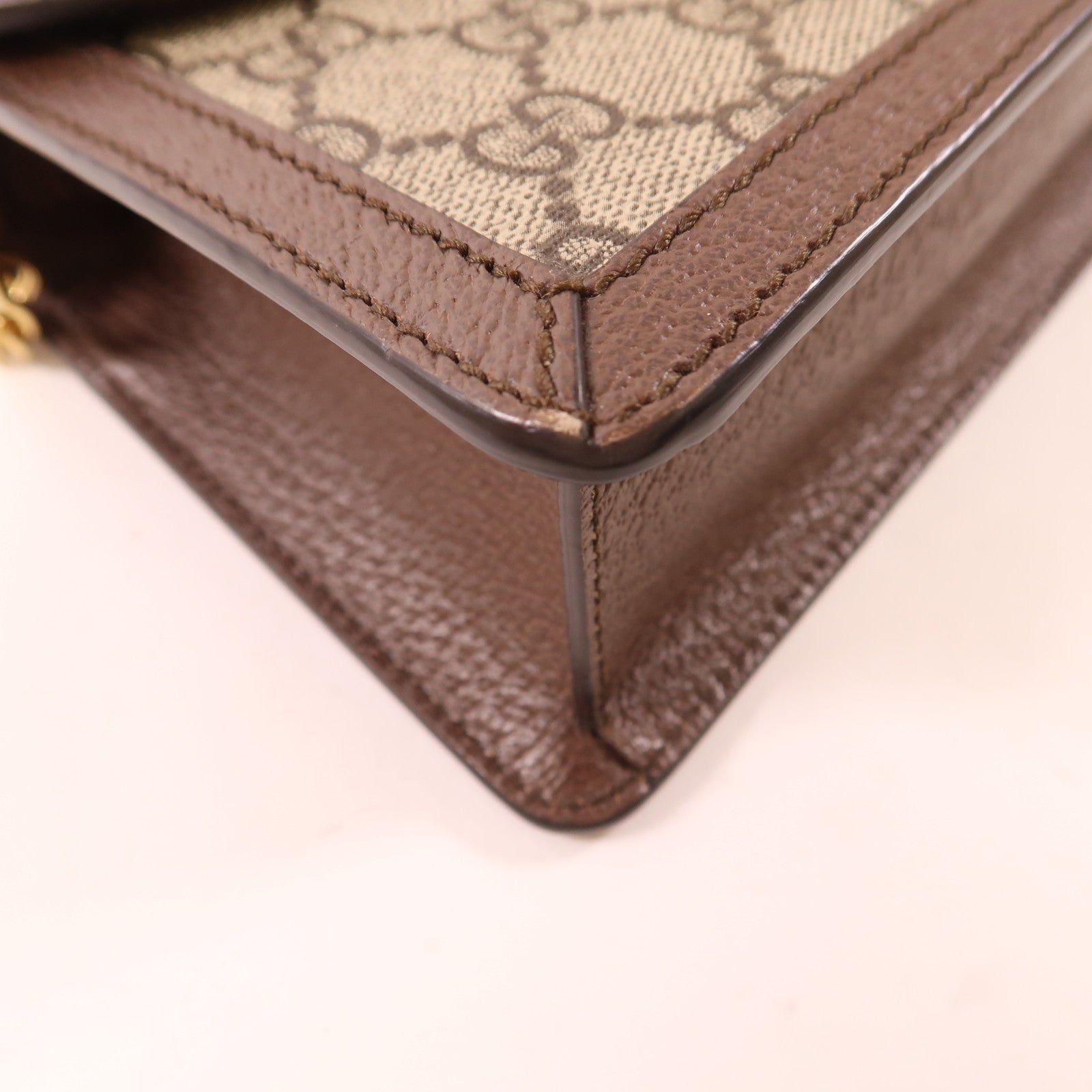 GUCCI 塗層帆布Ophidia GG Mini金扣手挽肩背兩用袋