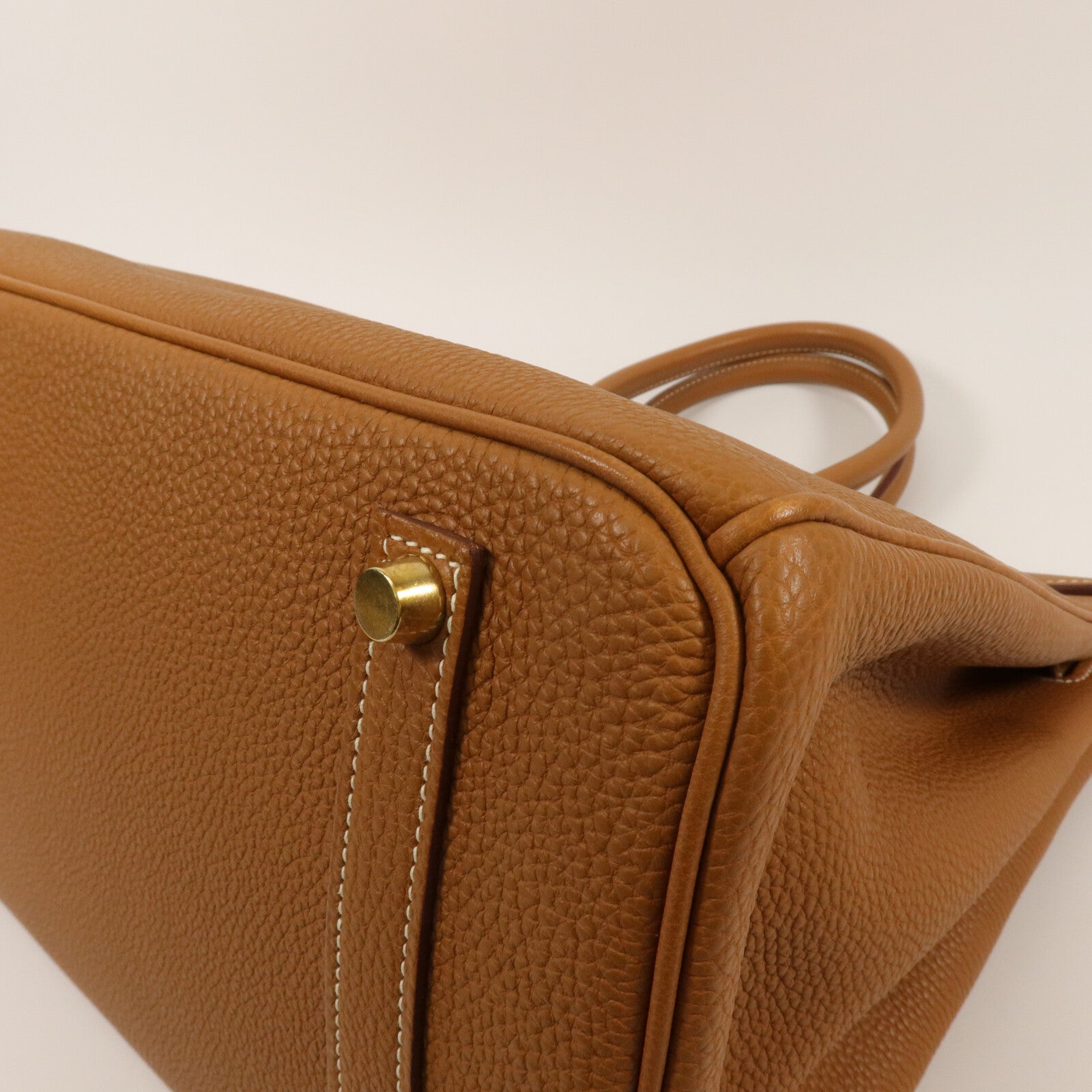 HERMES Togo皮革Birkin 35手挽袋Gold