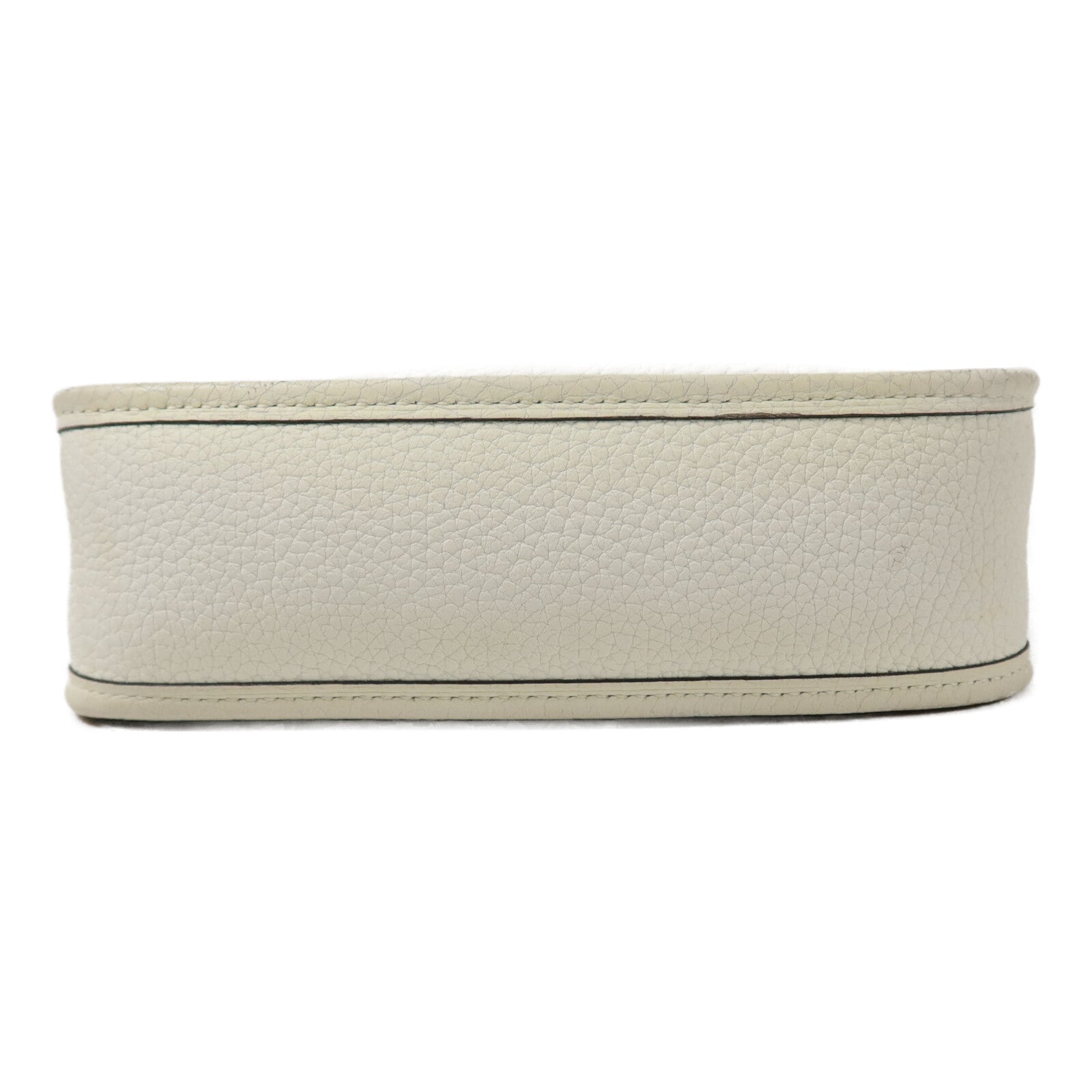 HERMES Clemence皮革Evelyne TPM肩背袋New White