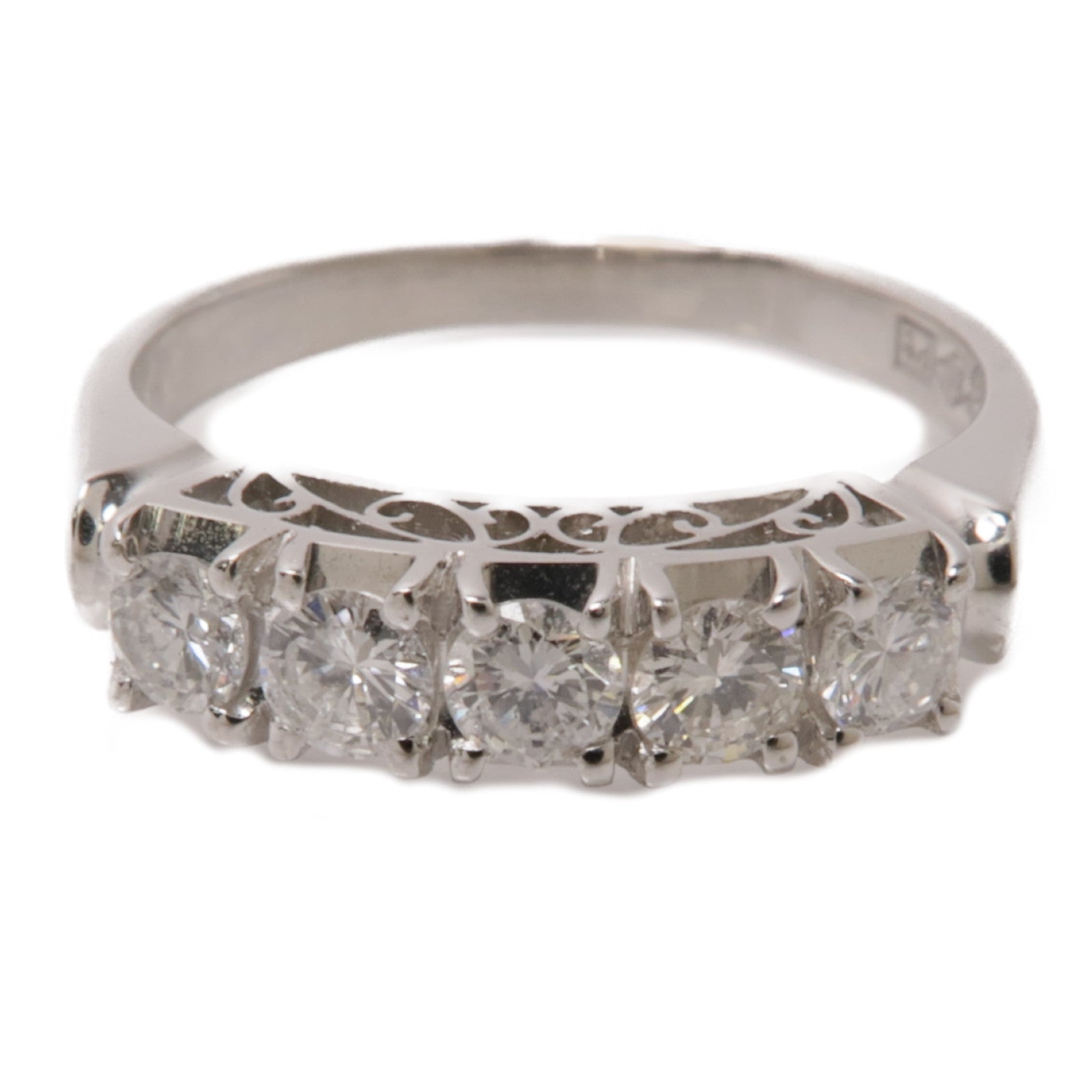 JEWELRY Diamond Ring Accessories PT900 Platinum US#7