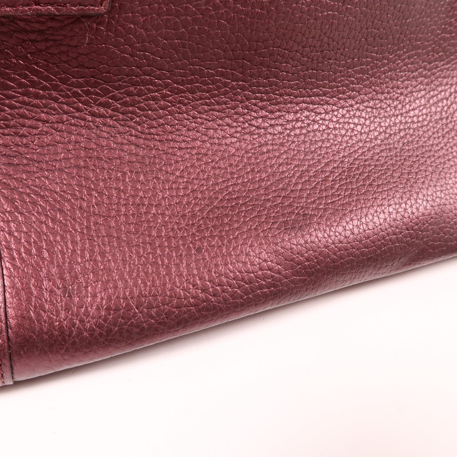 COACH 牛皮皮革Shoulder Bag肩背袋珠紅色