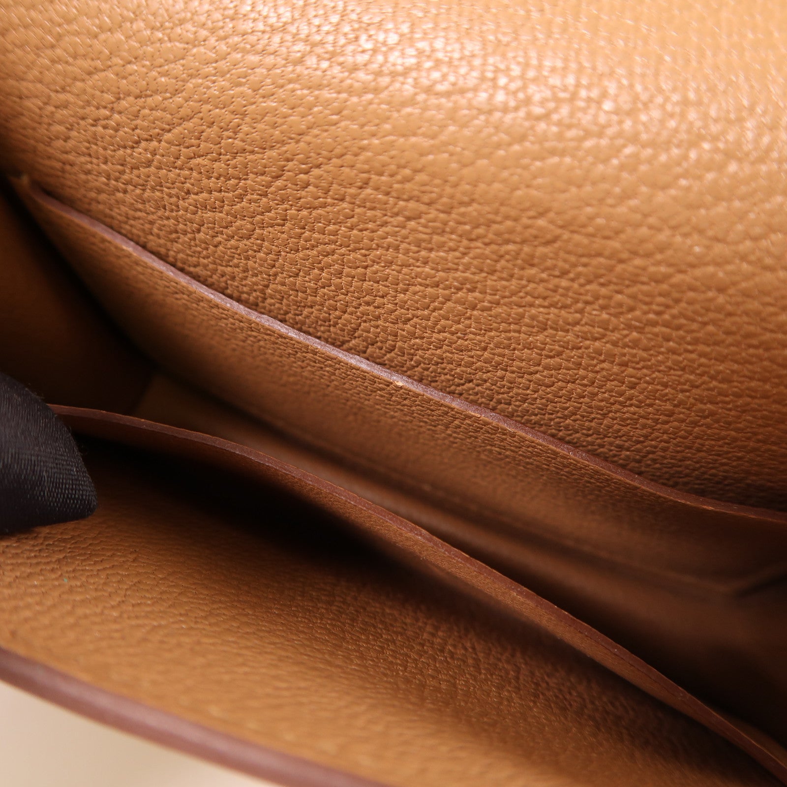 HERMES Chevre皮革Roulis Slim銀扣錢包