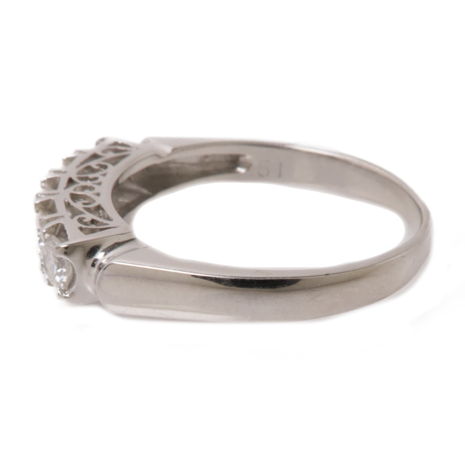 JEWELRY PT900鉑金Diamond Ring鑽石戒指US#7