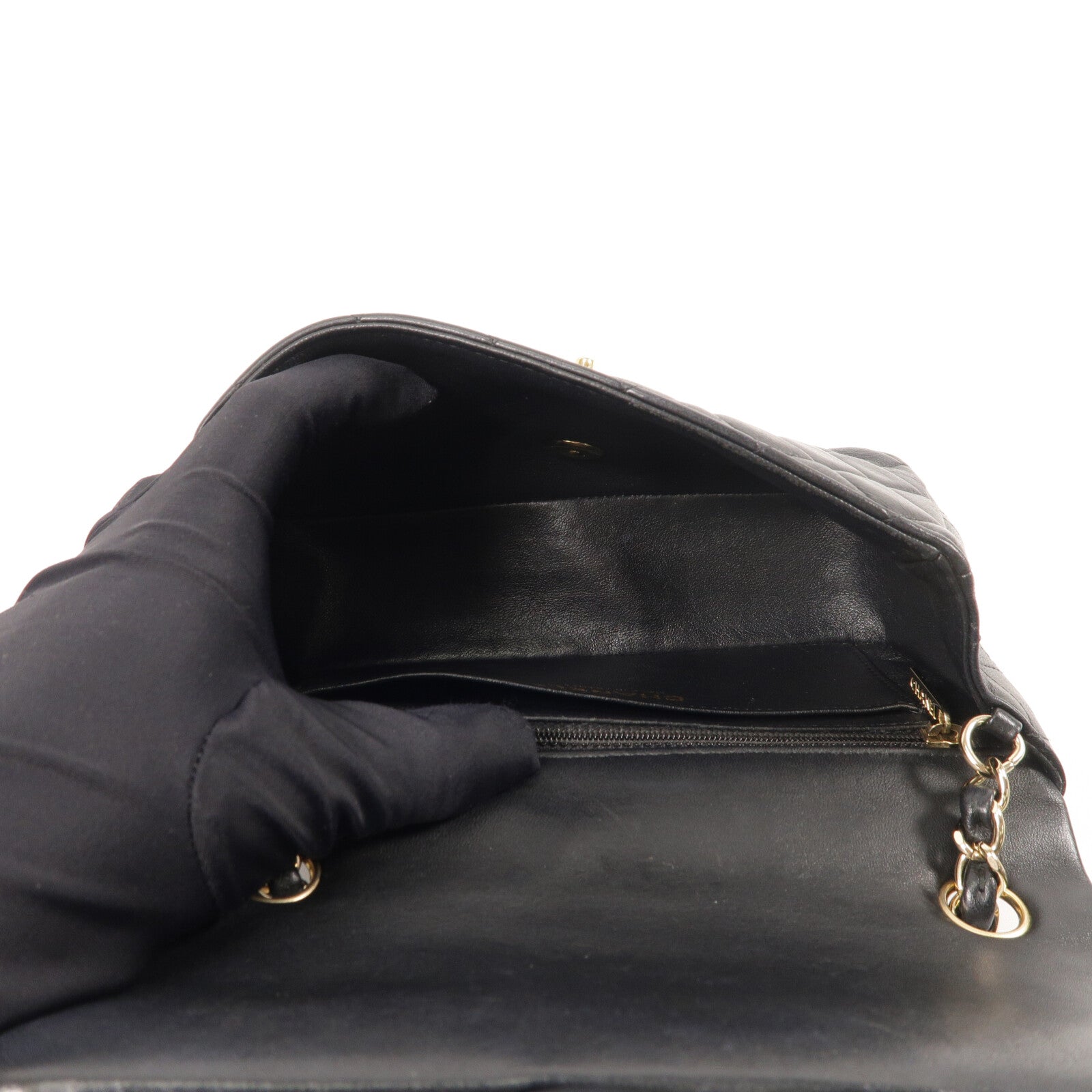 CHANEL 羊皮皮革Mini Classic 20鏈帶肩背袋