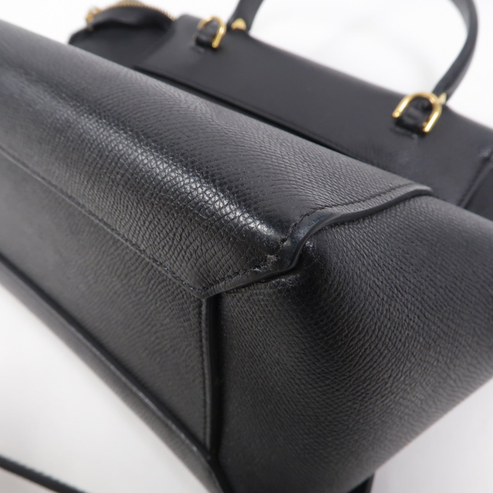 CELINE 牛皮皮革Micro Belt Bag手挽肩背兩用袋