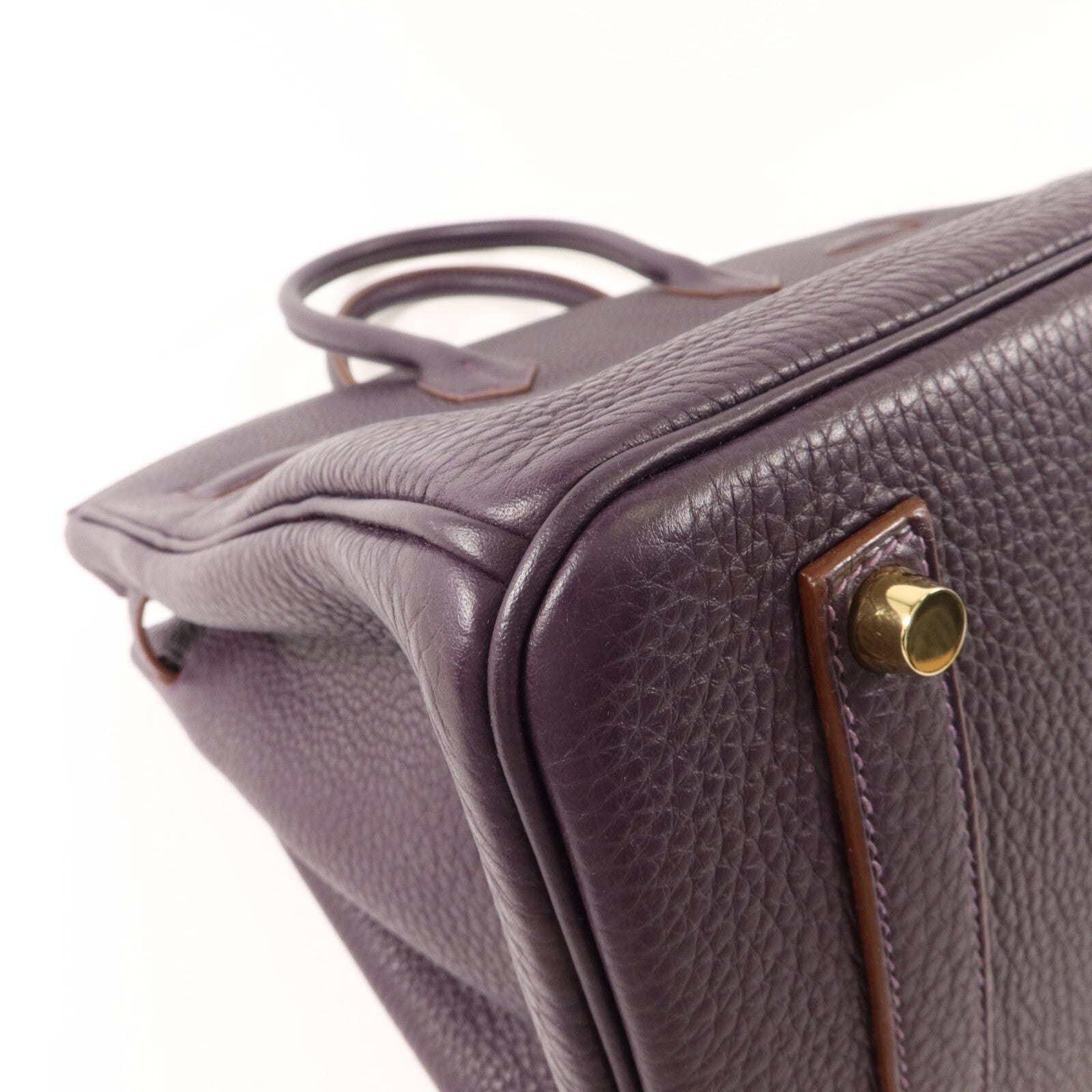 HERMES Togo皮革Birkin 35手挽袋Raisin
