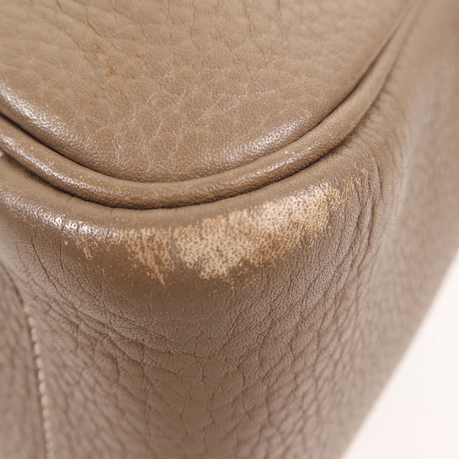 HERMES Togo皮革Lindy 30銀扣手挽肩背兩用袋Etoupe