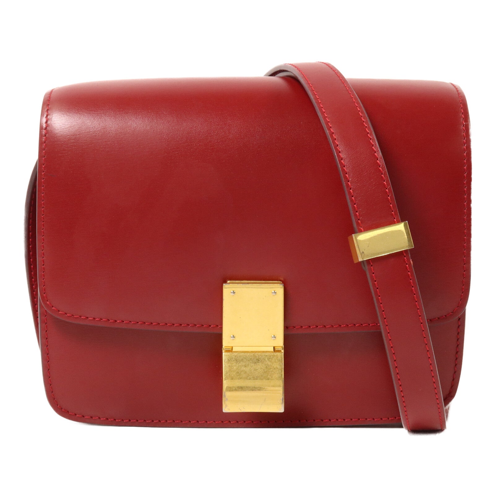 CELINE 牛皮皮革Classic Box Small肩背袋