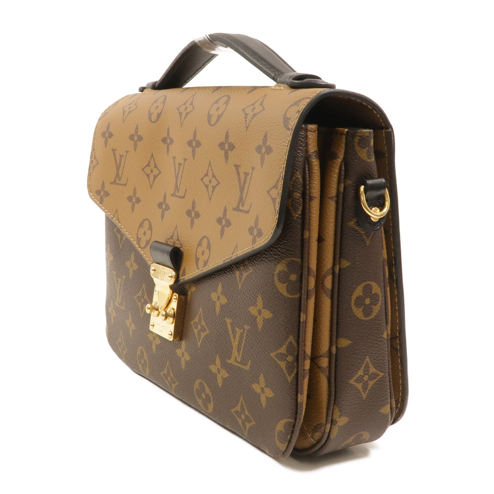 LOUIS VUITTON Monogram Reverse Pochette Metis手挽肩背兩用袋