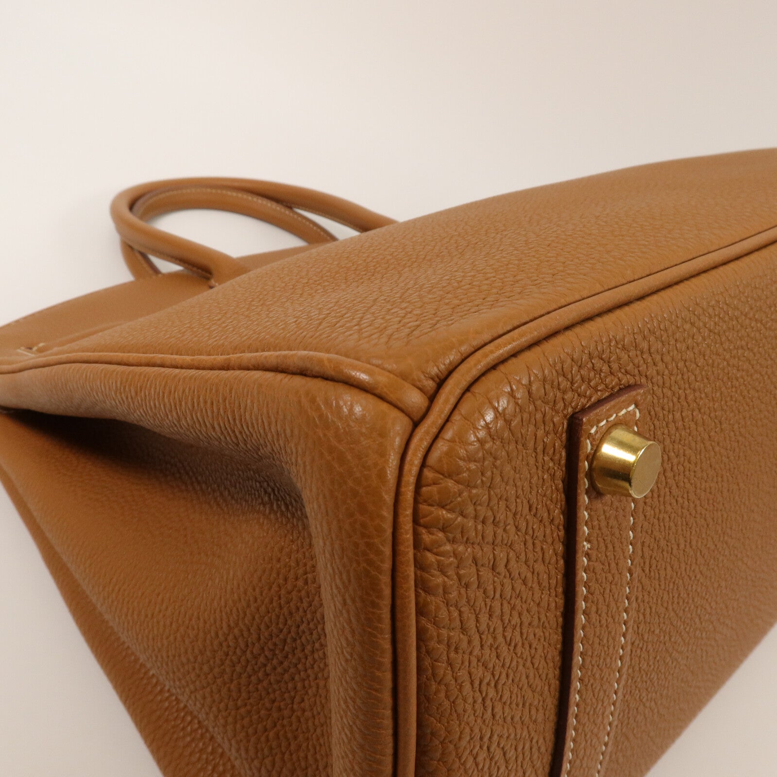 HERMES Togo皮革Birkin 35手挽袋Gold
