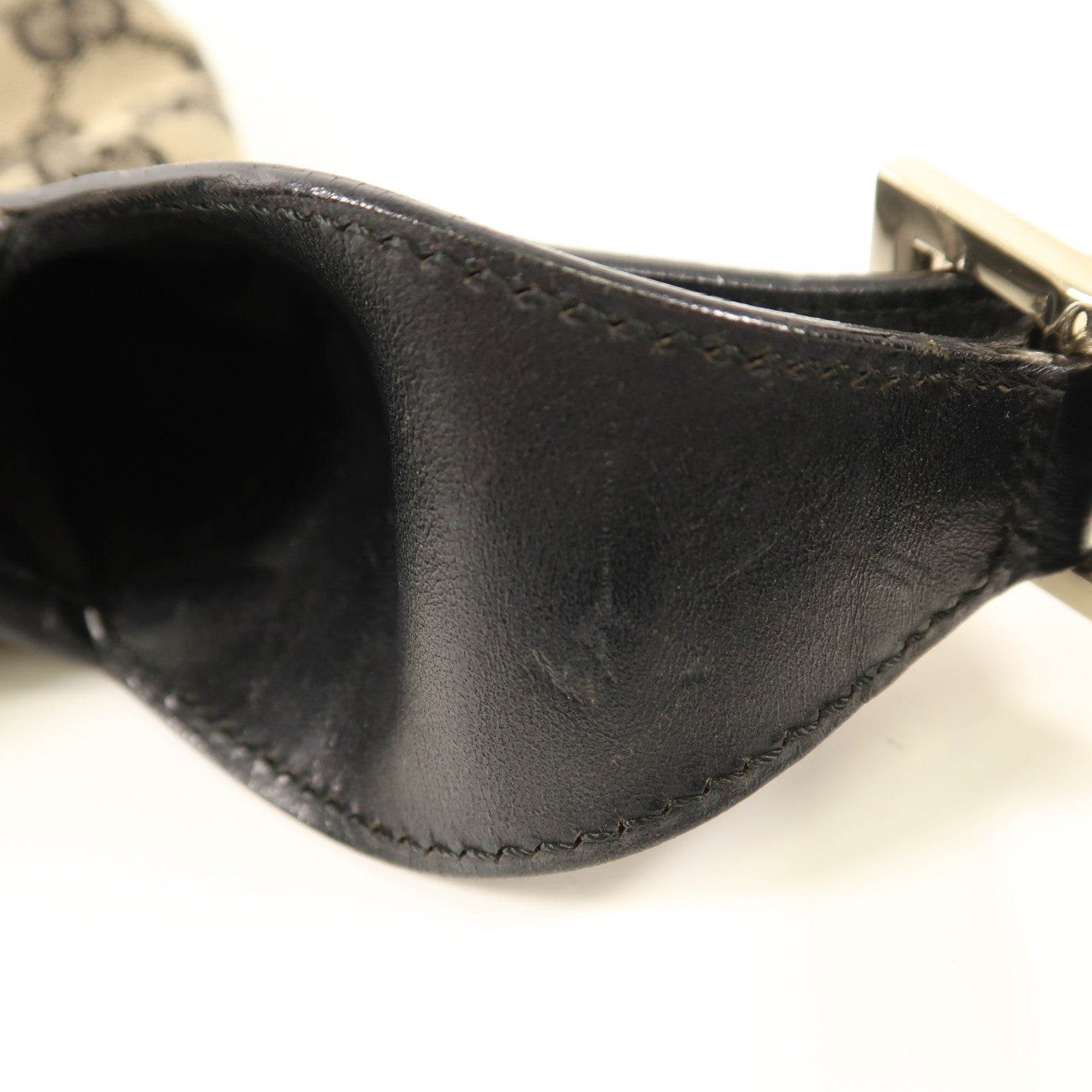 GUCCI 帆布Shoulder Bag金扣肩背袋