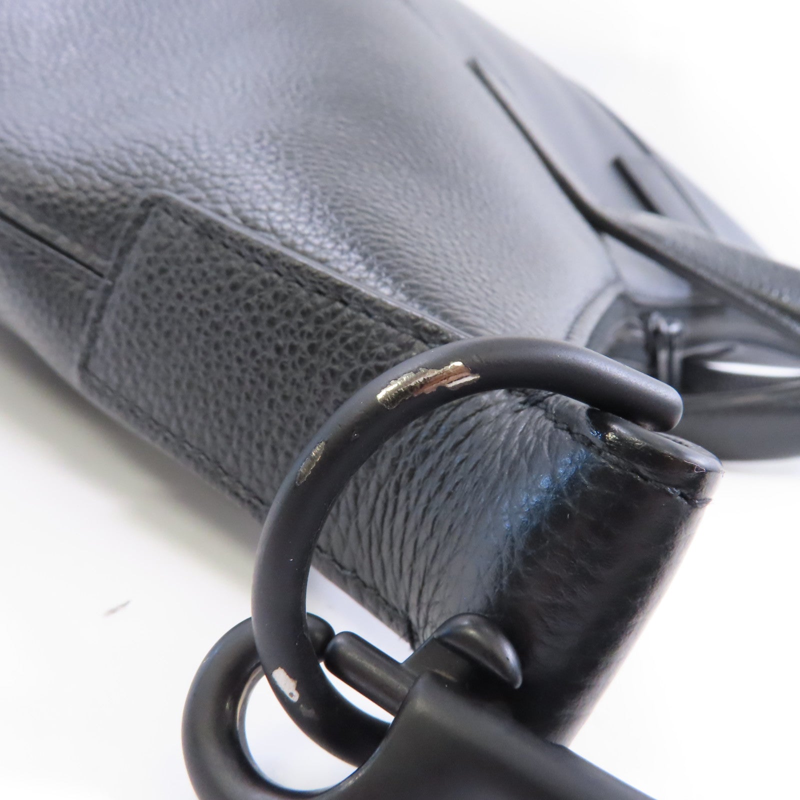 BALENCIAGA 牛皮皮革2 Way Shoulder手挽肩背兩用袋黑色