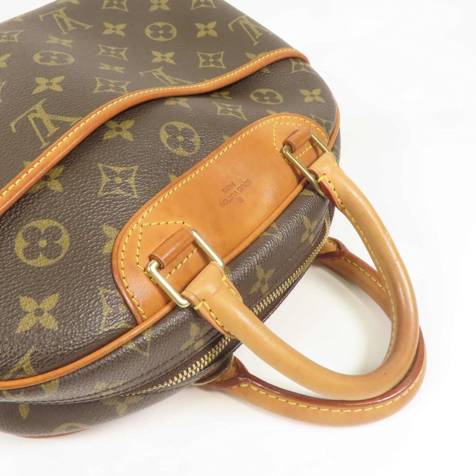 LOUIS VUITTON Monogram Trouville金扣手挽袋