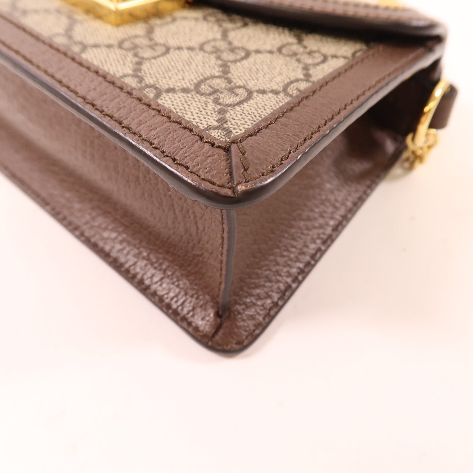 GUCCI 塗層帆布Ophidia GG Mini金扣手挽肩背兩用袋