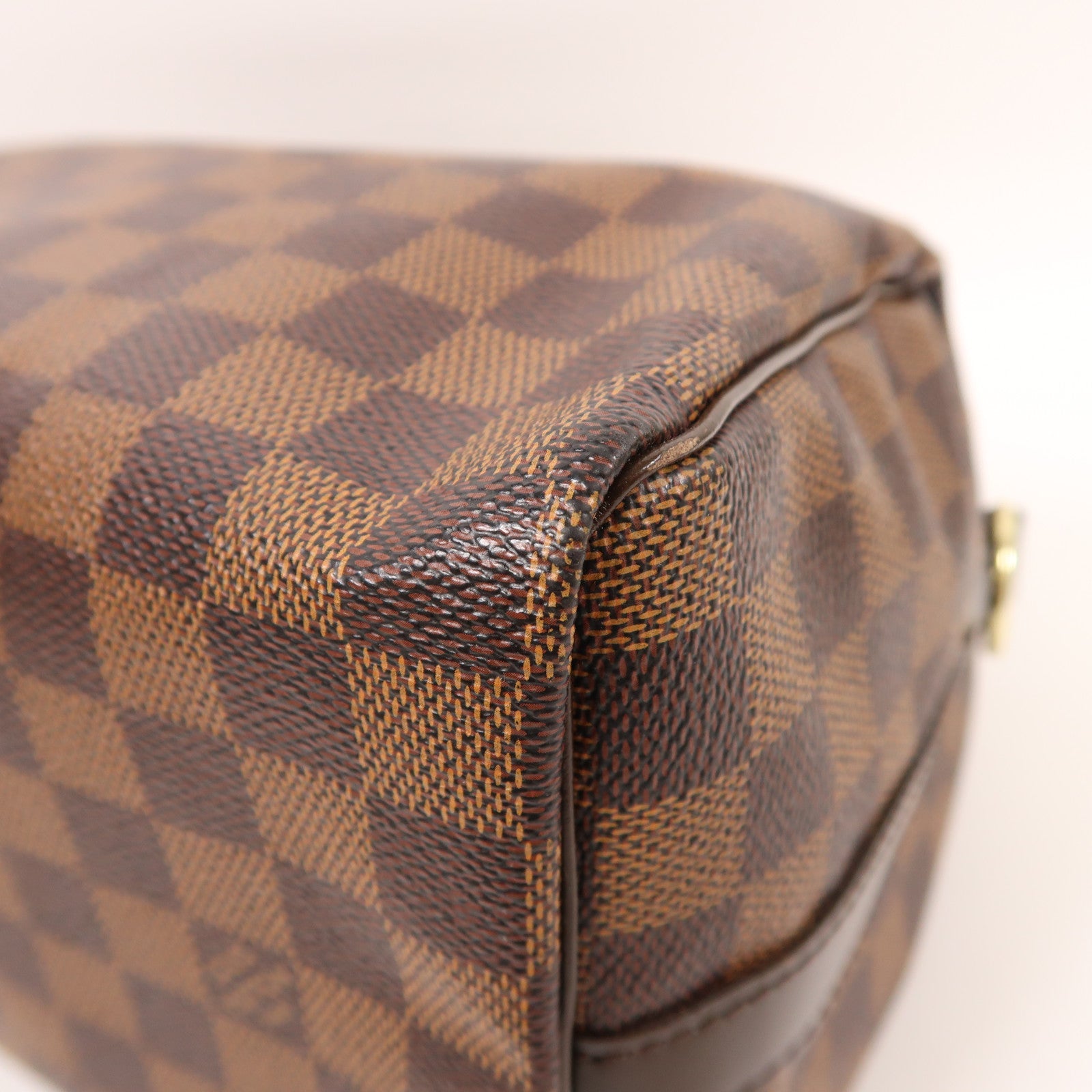 LOUIS VUITTON Damier Ebene Speedy Bandouliere 25手挽肩背兩用袋