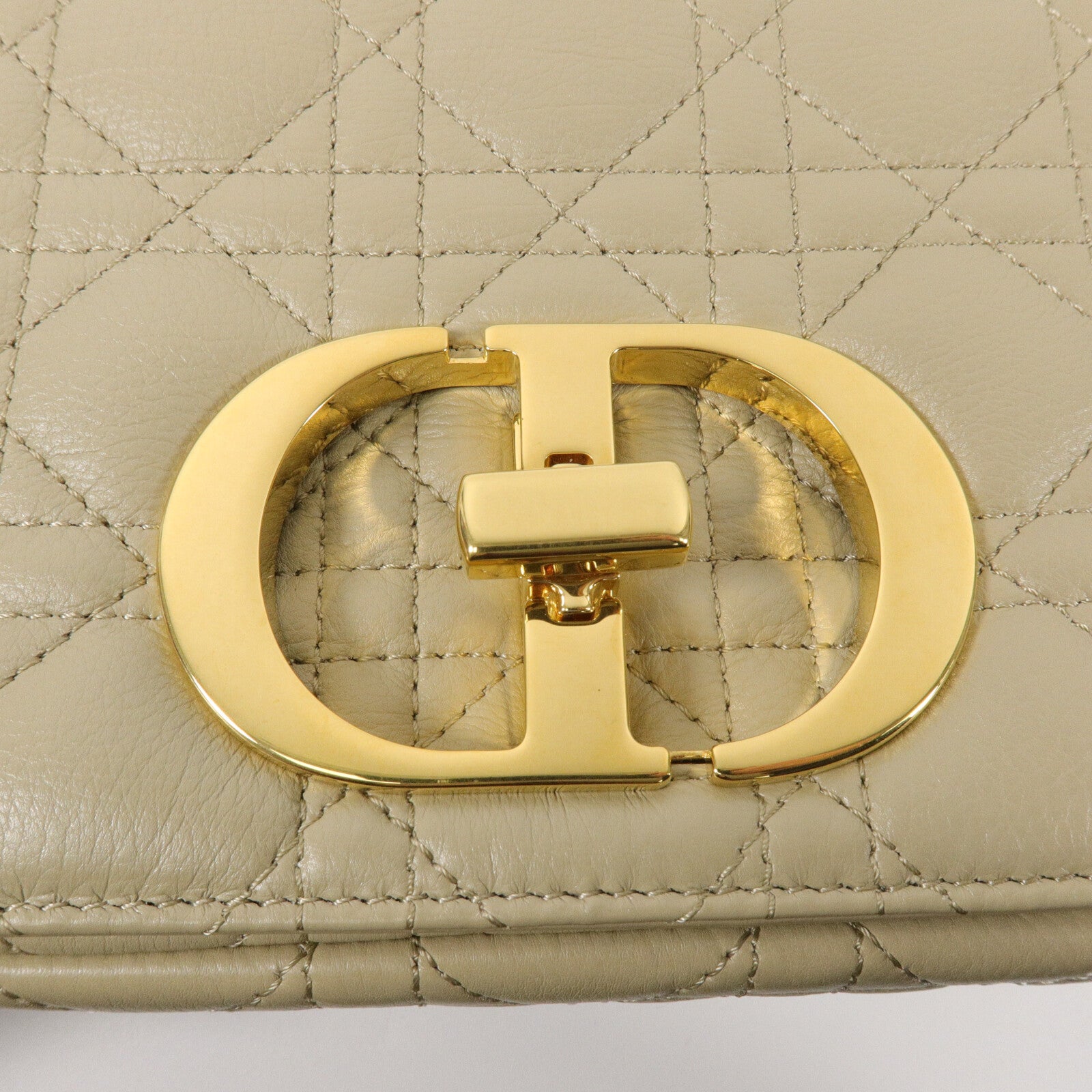 Dior 牛皮皮革Caro Small鏈帶肩背袋