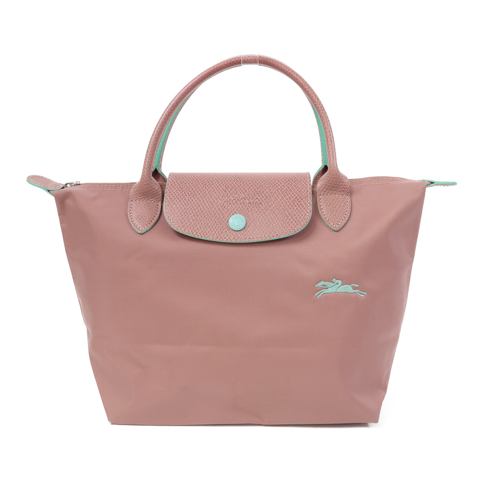 Longchamp 【激減優惠】尼龍Tote Bag銀扣手挽袋粉紅色