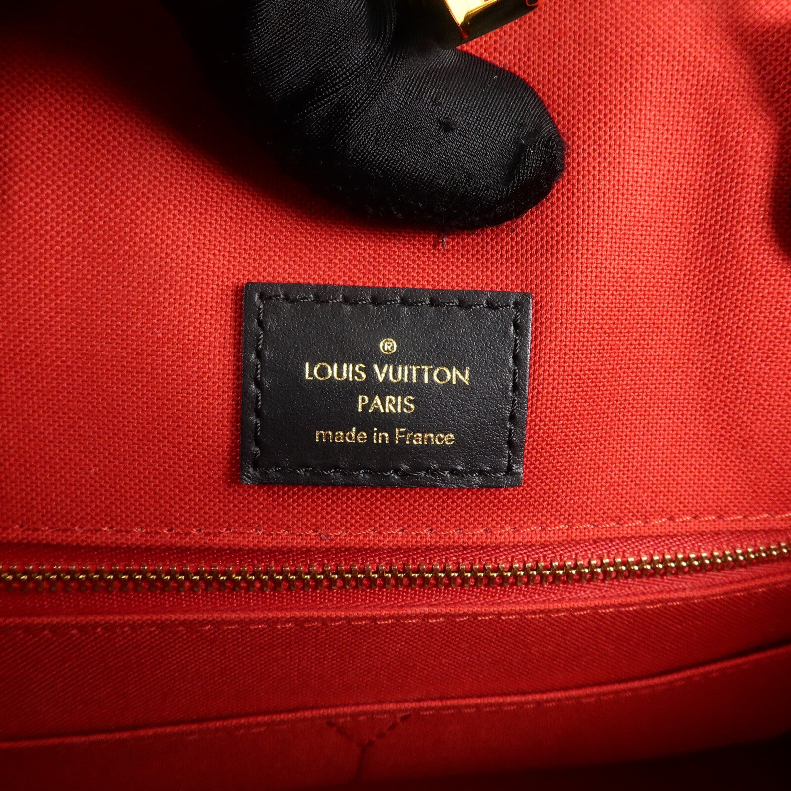 LOUIS VUITTON Monogram Giant On The Go MM金扣手挽肩背兩用袋