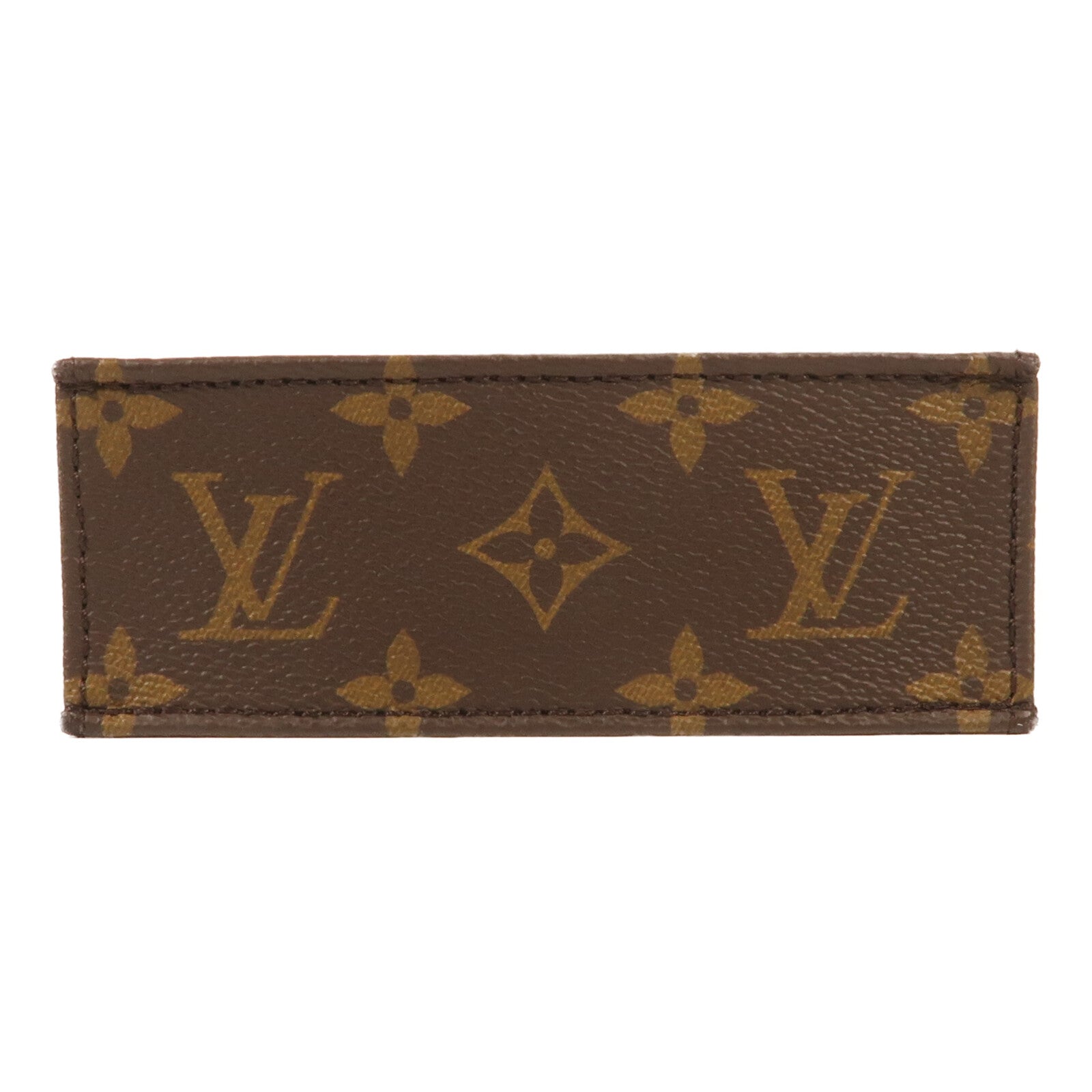 LOUIS VUITTON Monogram Petit Sac Plat金扣手挽肩背兩用袋