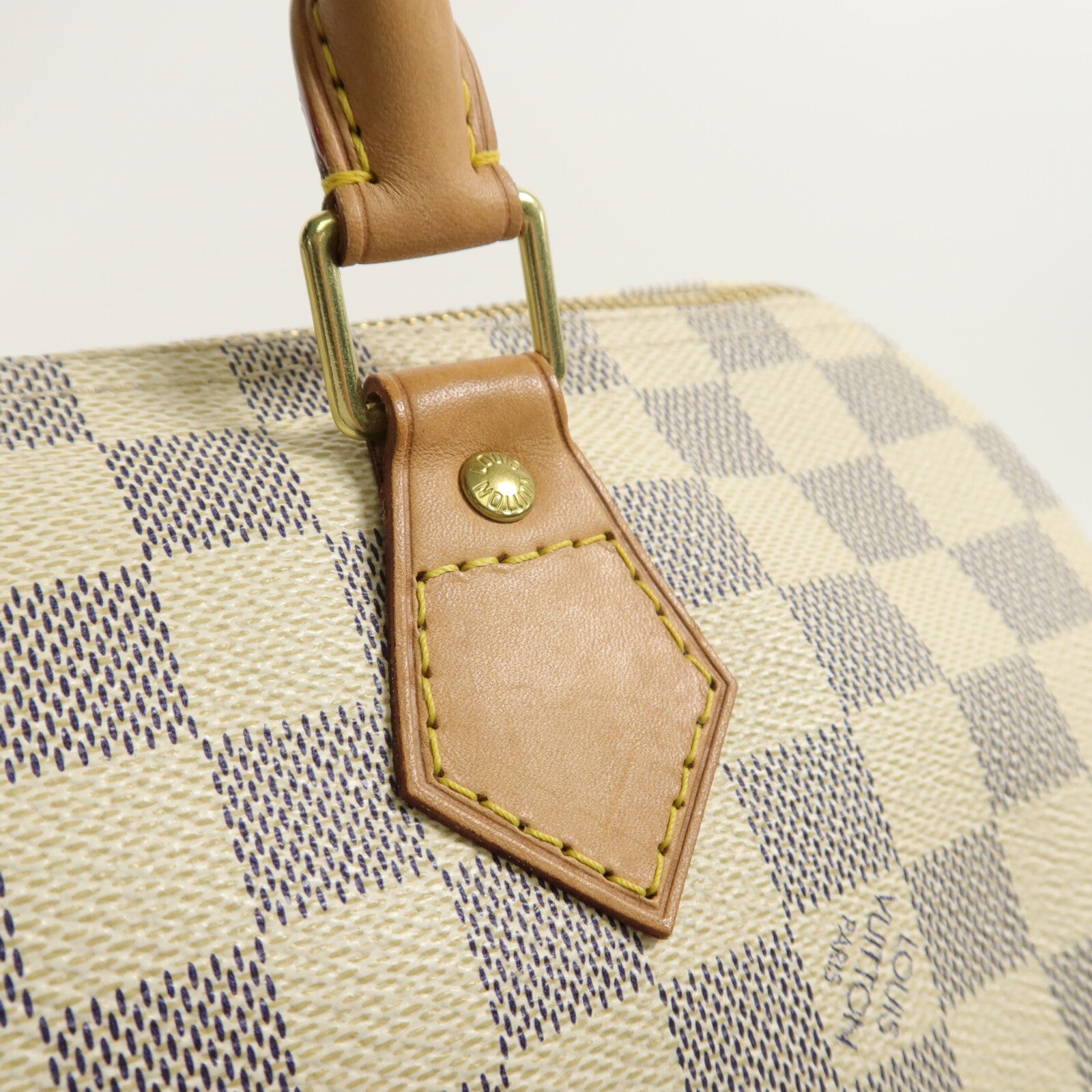 LOUIS VUITTON Damier Azur Speedy 30手挽袋