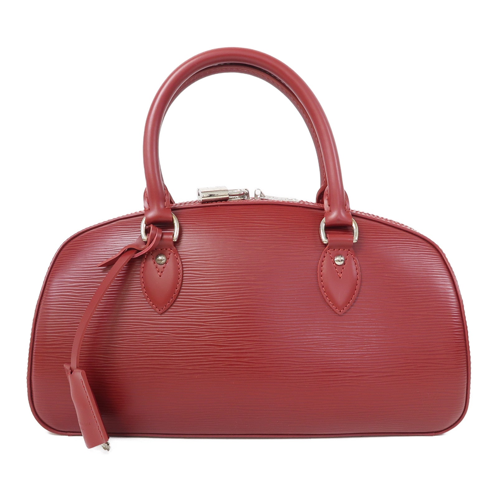 LOUIS VUITTON Epi Jasmin銀扣手挽袋紅色