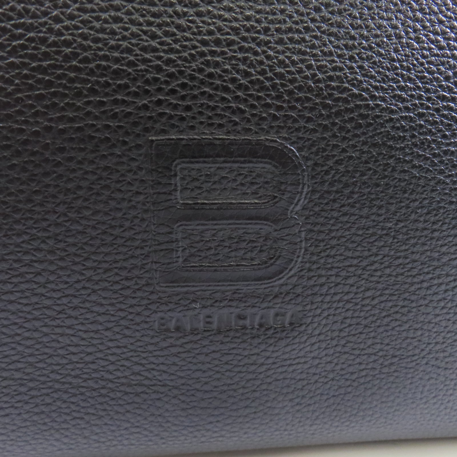 BALENCIAGA 牛皮皮革2 Way Shoulder手挽肩背兩用袋黑色