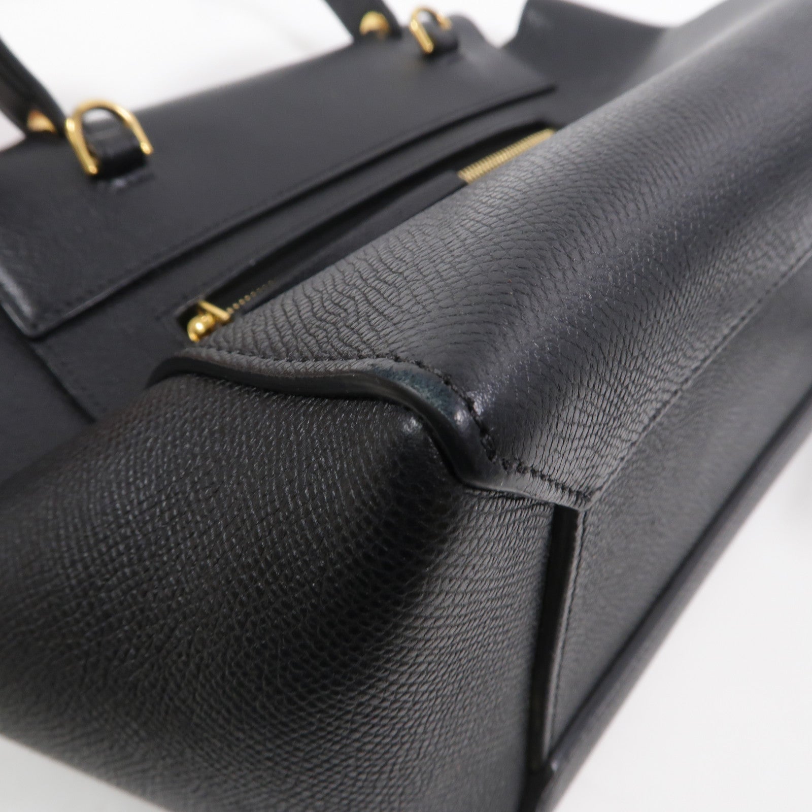 CELINE 牛皮皮革Micro Belt Bag手挽肩背兩用袋
