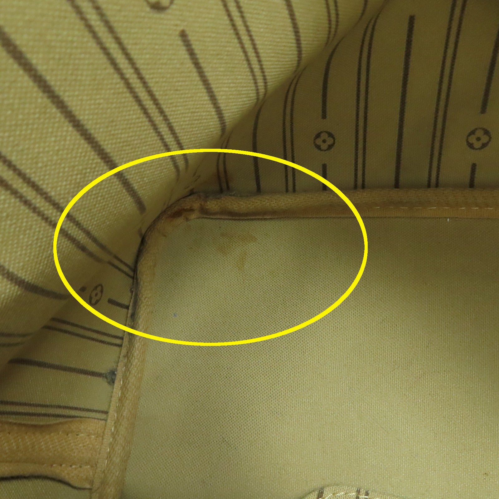 LOUIS VUITTON Monogram Neverfull GM金扣手挽袋啡色