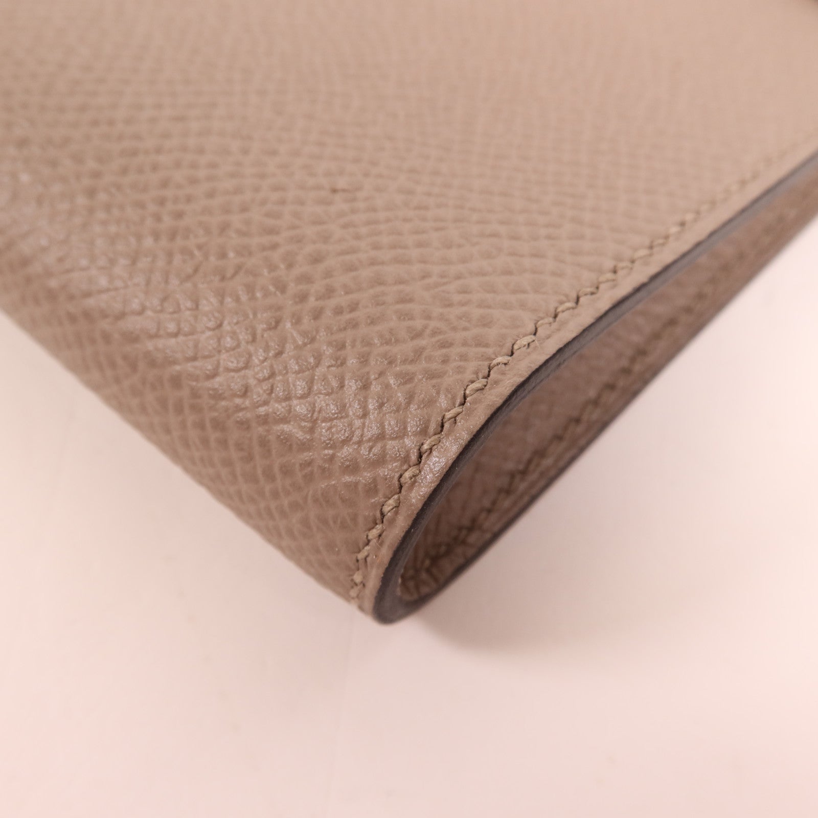 HERMES Epsom皮革Clic 16銀扣肩背袋