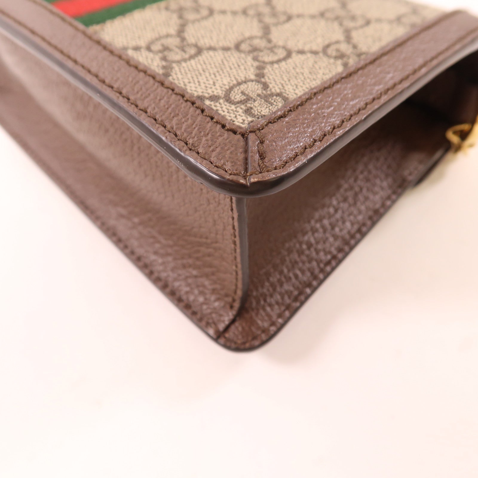 GUCCI 塗層帆布Ophidia GG Mini金扣手挽肩背兩用袋