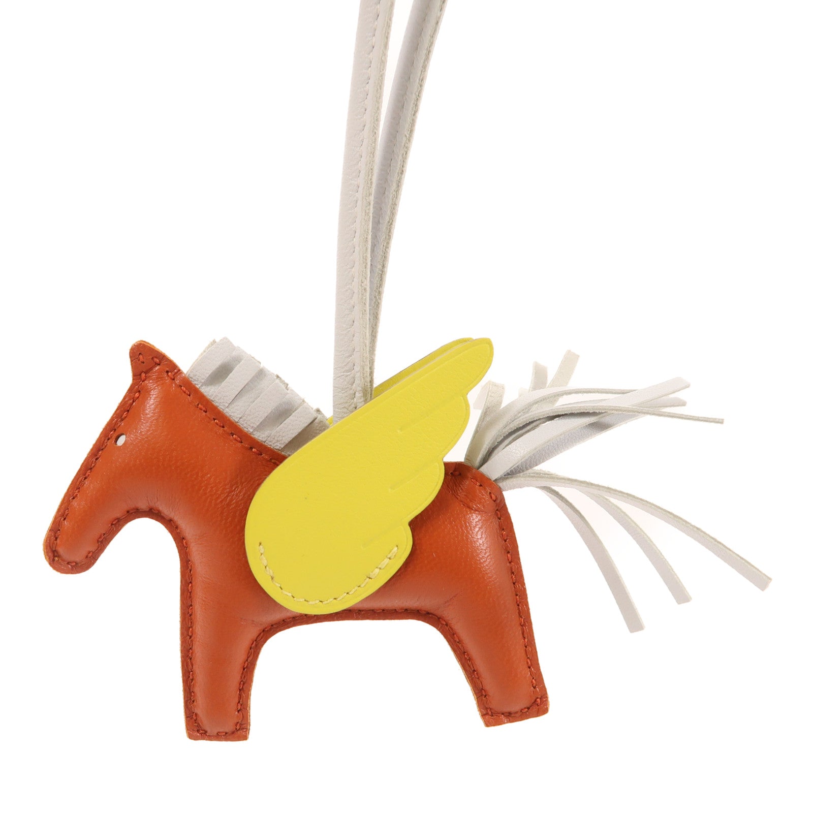 HERMES Milo皮革Rodeo Pegase PM掛飾