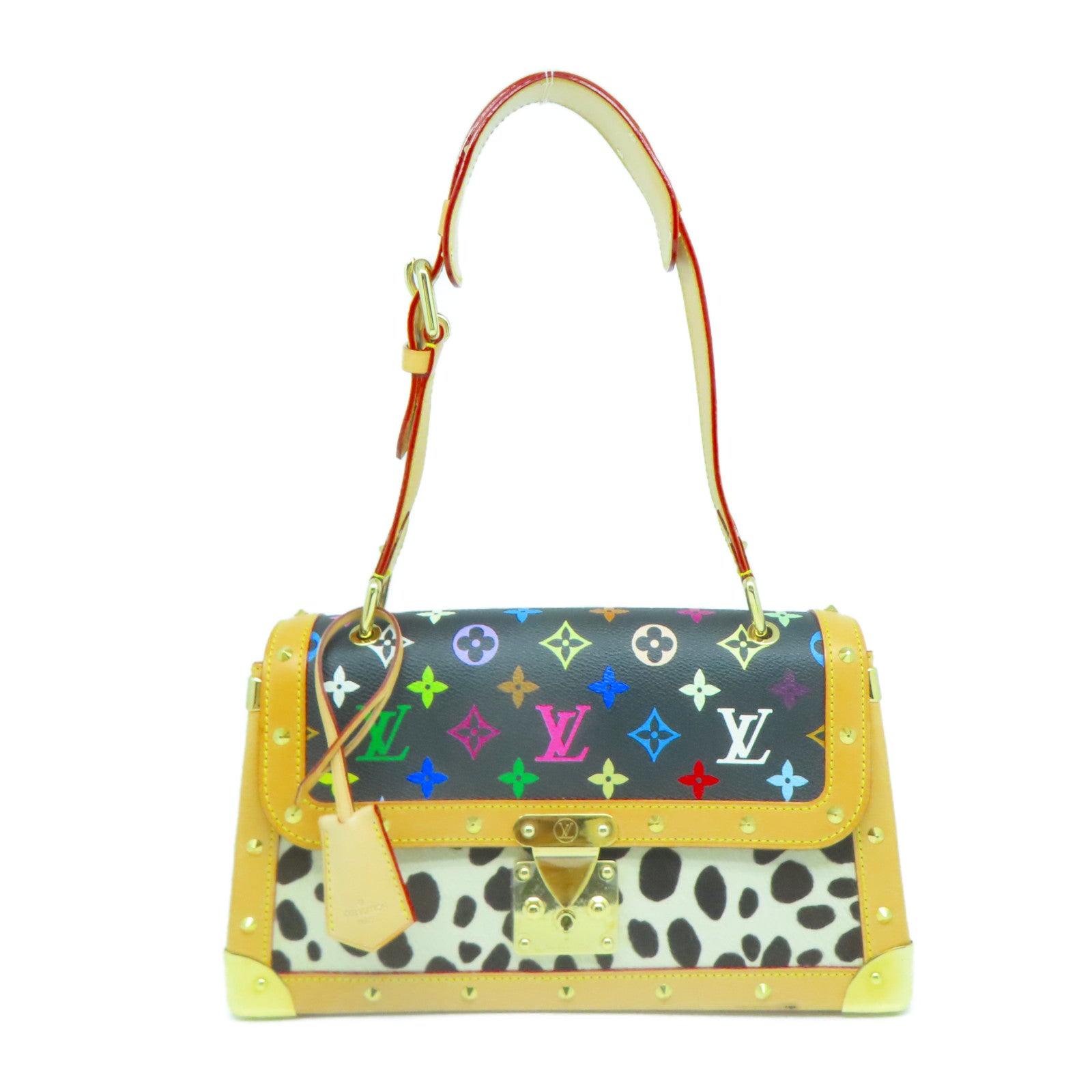LOUIS VUITTON 【激減優惠】Monogram Multicolore Sac Dalmattan金扣肩背袋彩色