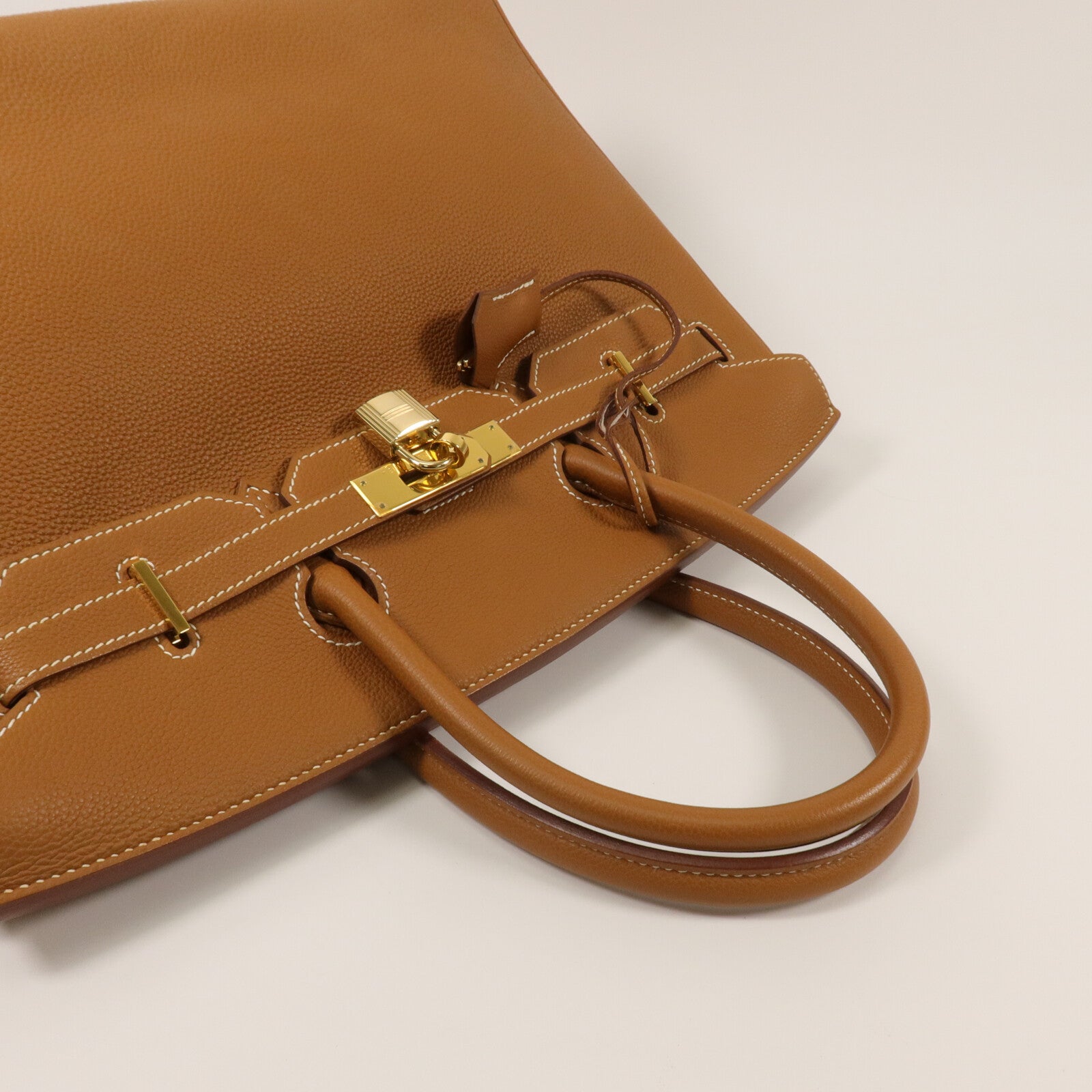 HERMES Togo皮革Birkin 35手挽袋Gold