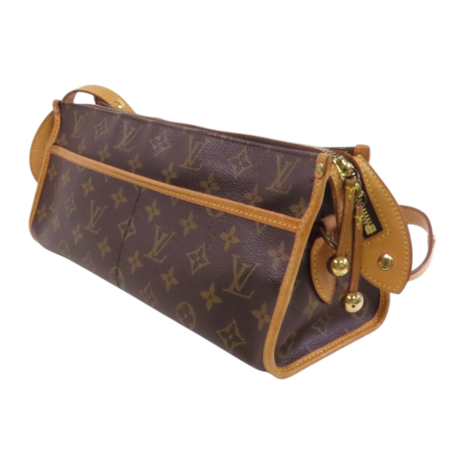LOUIS VUITTON 【激減優惠】Monogram Popincourt Long金扣肩背袋