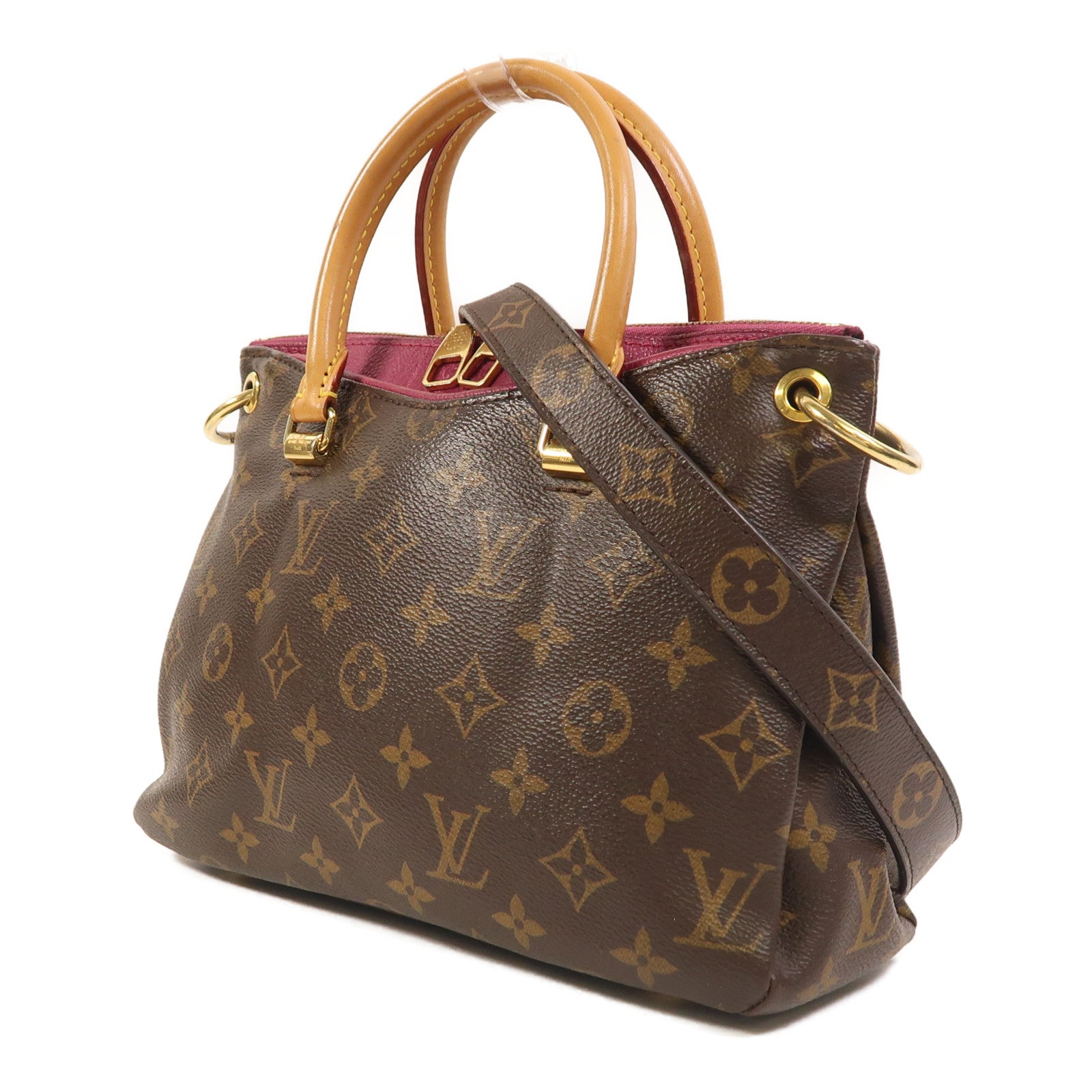 LOUIS VUITTON Monogram Pallas BB金扣手挽肩背兩用袋