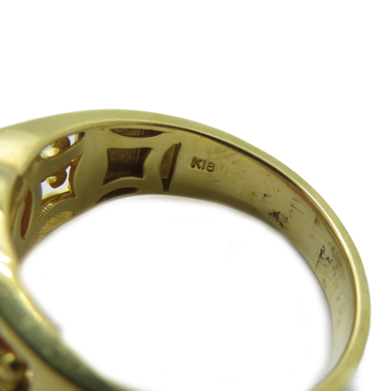 JEWELRY 18K黃金Unheat Sapphire Ring 2.098ct無燒藍寶石戒指US#9.25