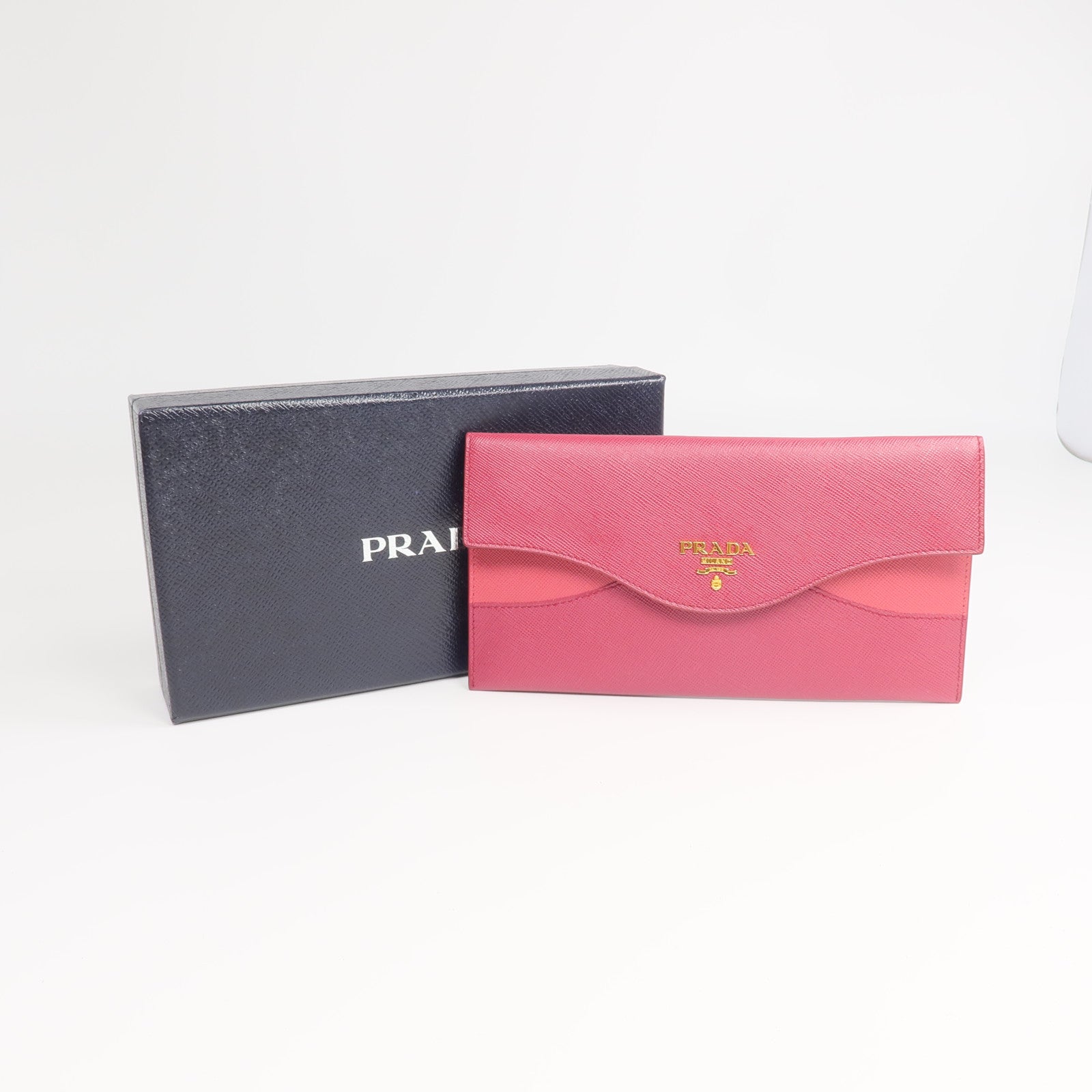 PRADA 牛皮皮革Long Wallet長錢包