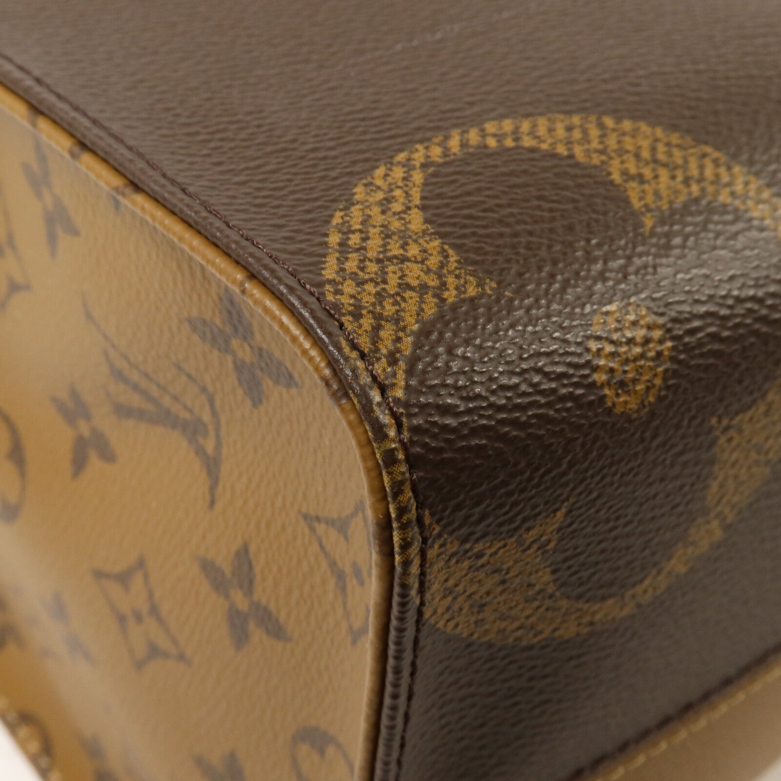 LOUIS VUITTON Monogram Giant On The Go MM手挽肩背兩用袋
