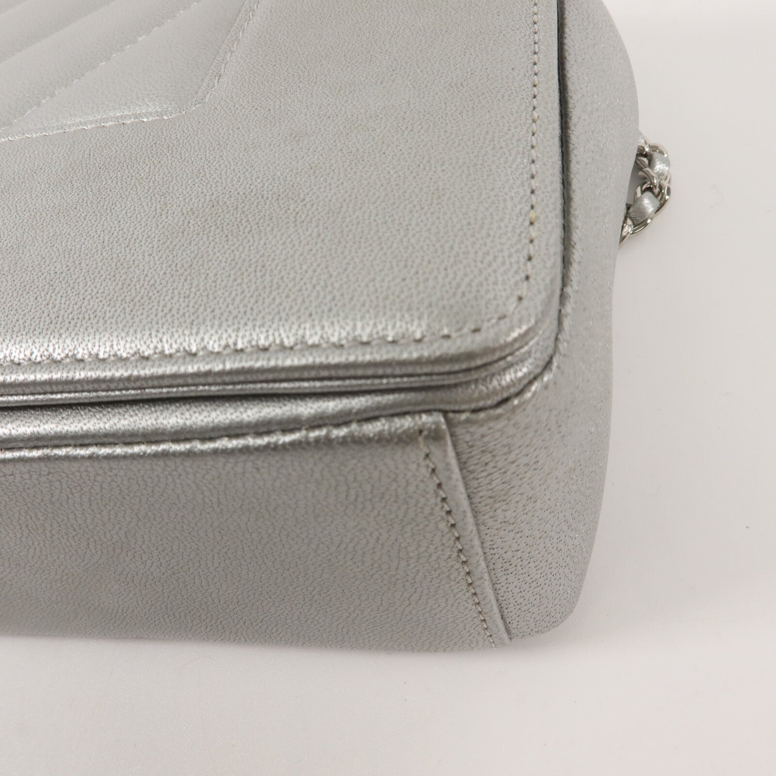 CHANEL 牛皮皮革Mademoiselle Flap Bag鏈帶肩背袋