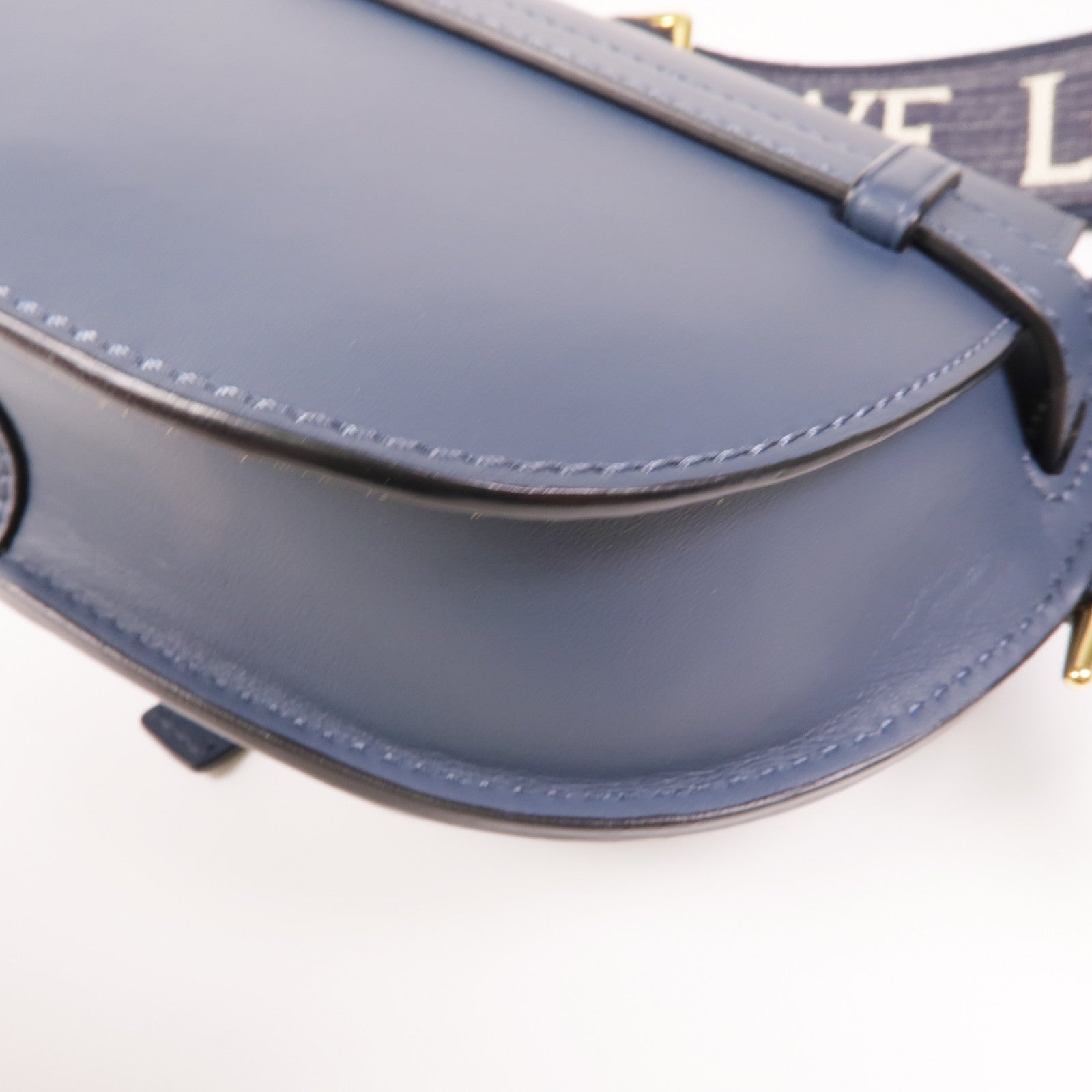 LOEWE 牛皮皮革Mini Gate金扣肩背袋