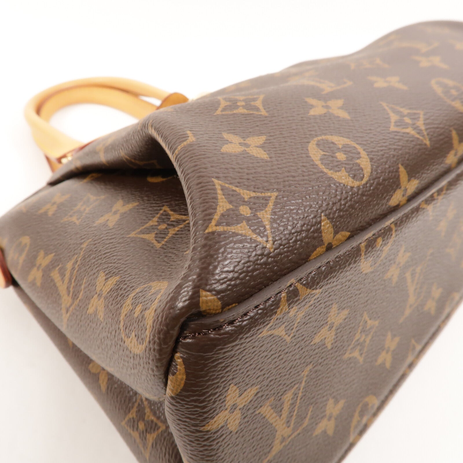 LOUIS VUITTON Monogram Rivoli PM手挽肩背兩用袋棕色