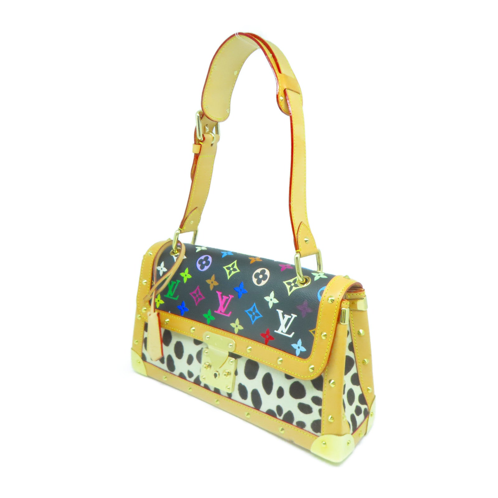 LOUIS VUITTON 【激減優惠】Monogram Multicolore Sac Dalmattan金扣肩背袋彩色